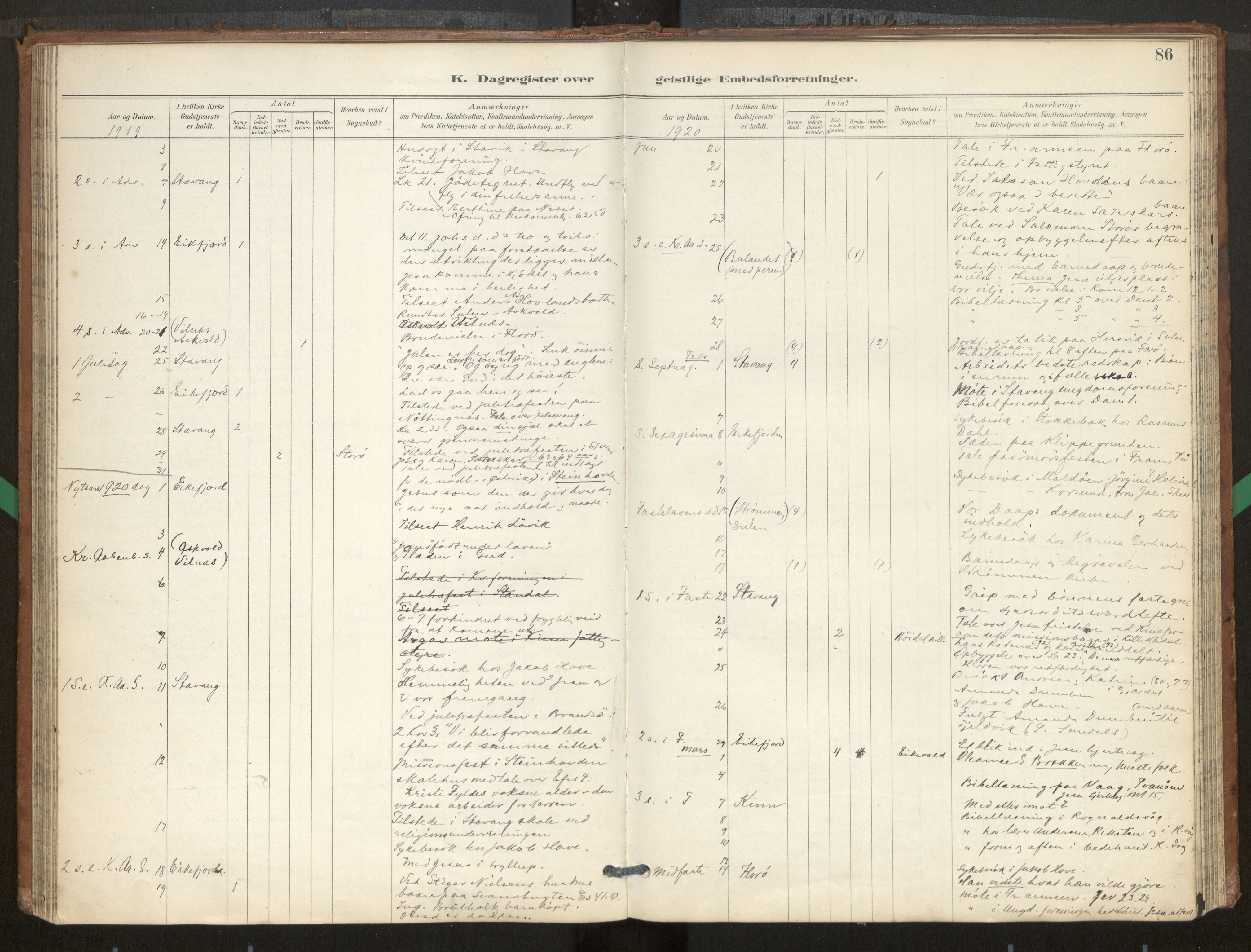 Kinn sokneprestembete, SAB/A-80801/H/Hab/Haba/L0002b: Parish register (copy) no. A 2b, 1916-1978, p. 86