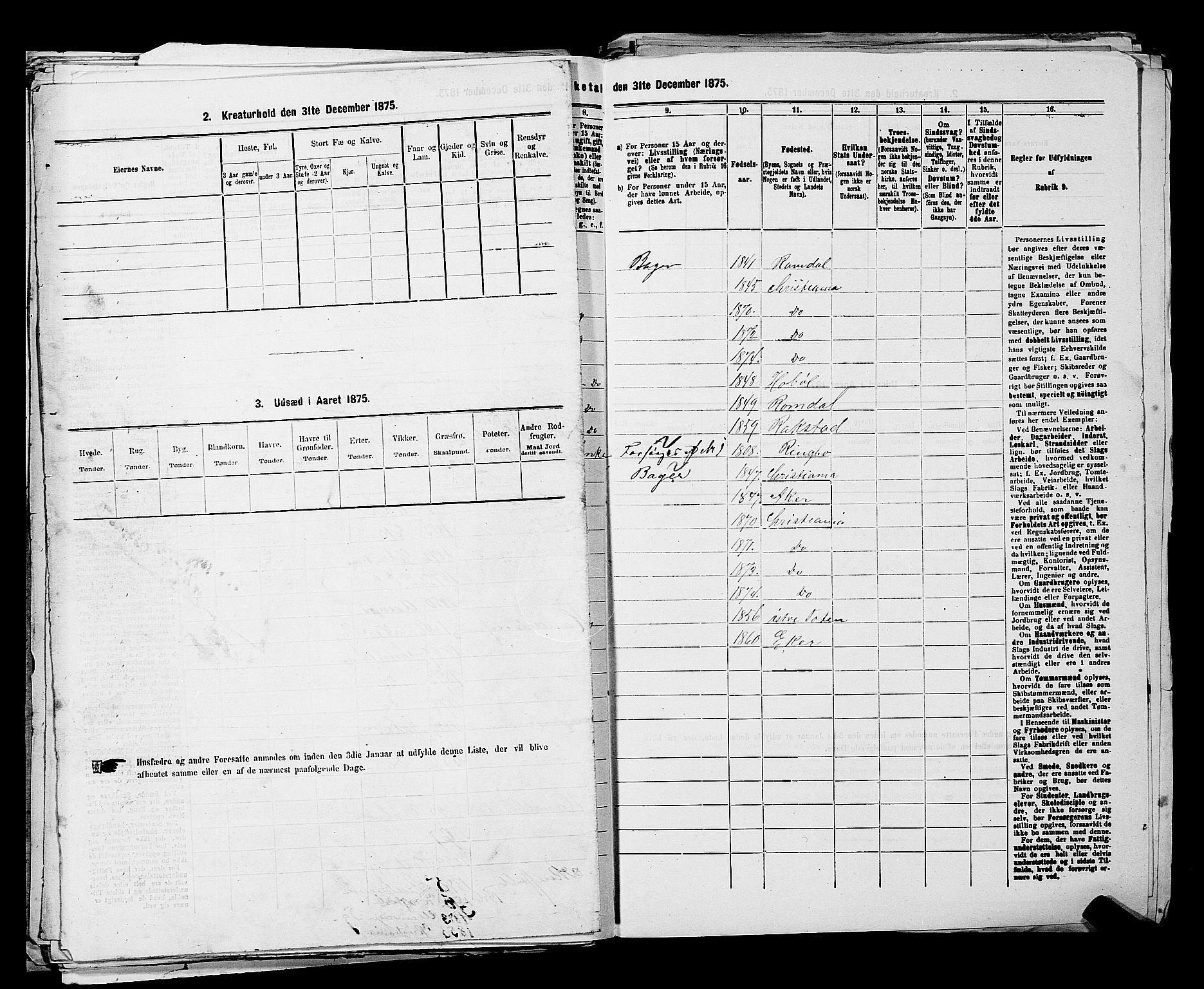 RA, 1875 census for 0301 Kristiania, 1875, p. 1440