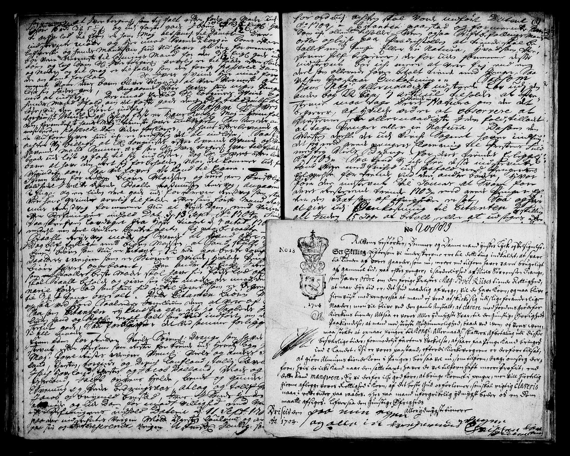 Lister sorenskriveri, AV/SAK-1221-0003/F/Fa/L0029: Tingbok nr 29, 1704, p. 88b-89a