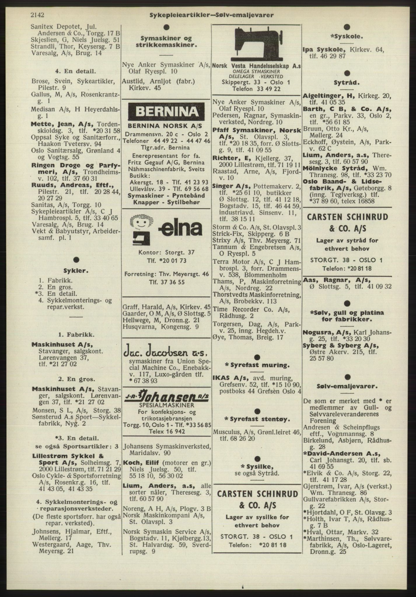 Kristiania/Oslo adressebok, PUBL/-, 1970-1971, p. 2142