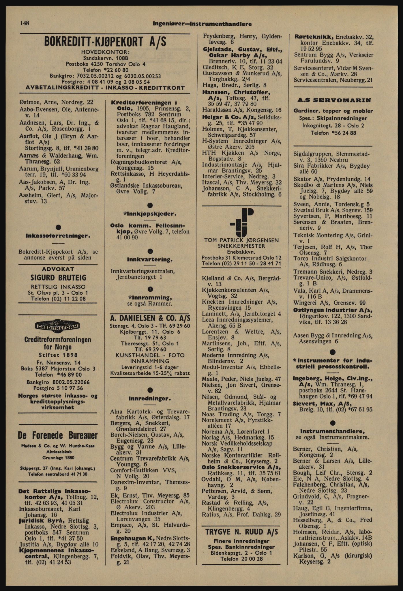 Kristiania/Oslo adressebok, PUBL/-, 1977-1978, p. 148