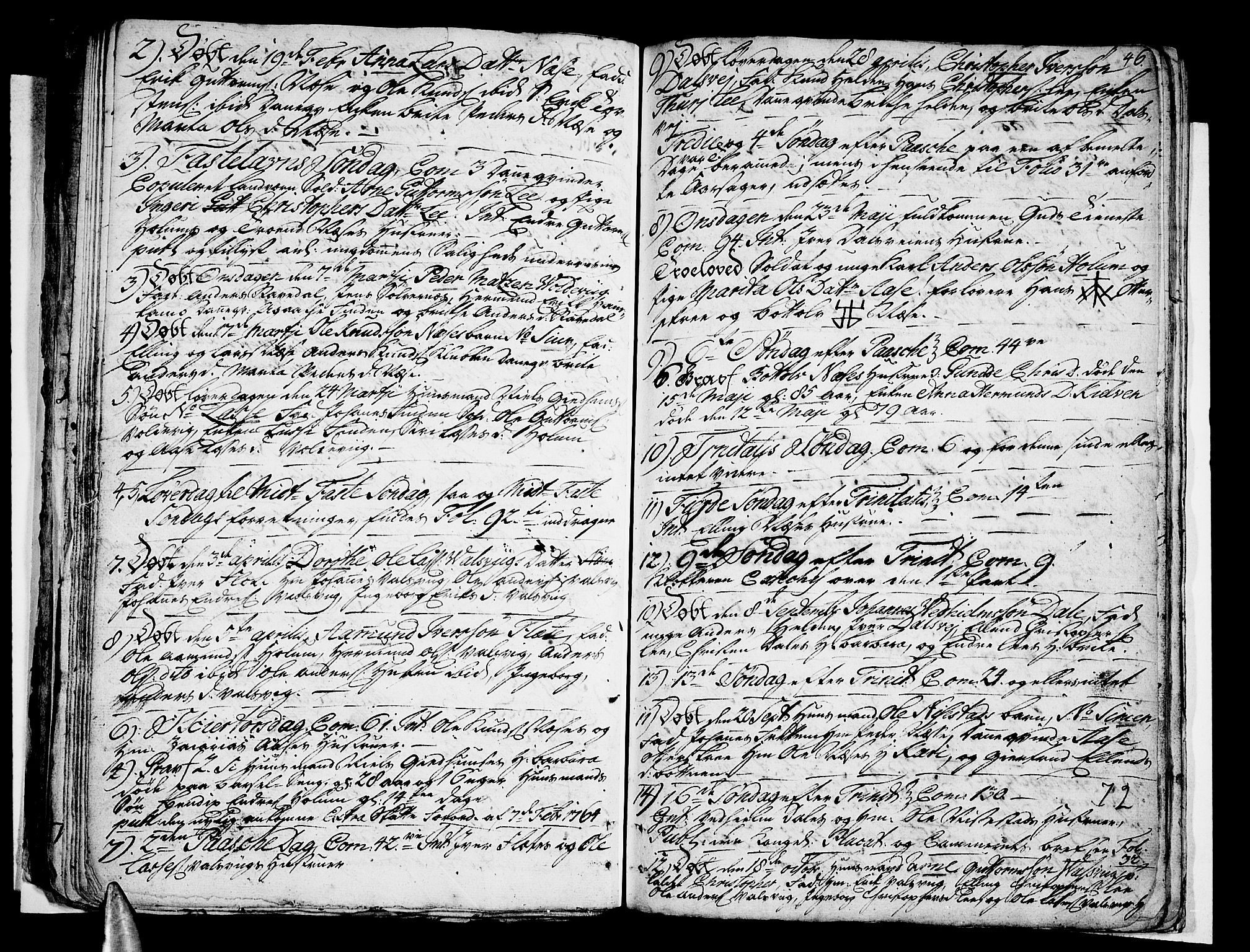 Vik sokneprestembete, AV/SAB-A-81501/H/Haa/Haaa/L0003: Parish register (official) no. A 3 / 2, 1757-1771, p. 72