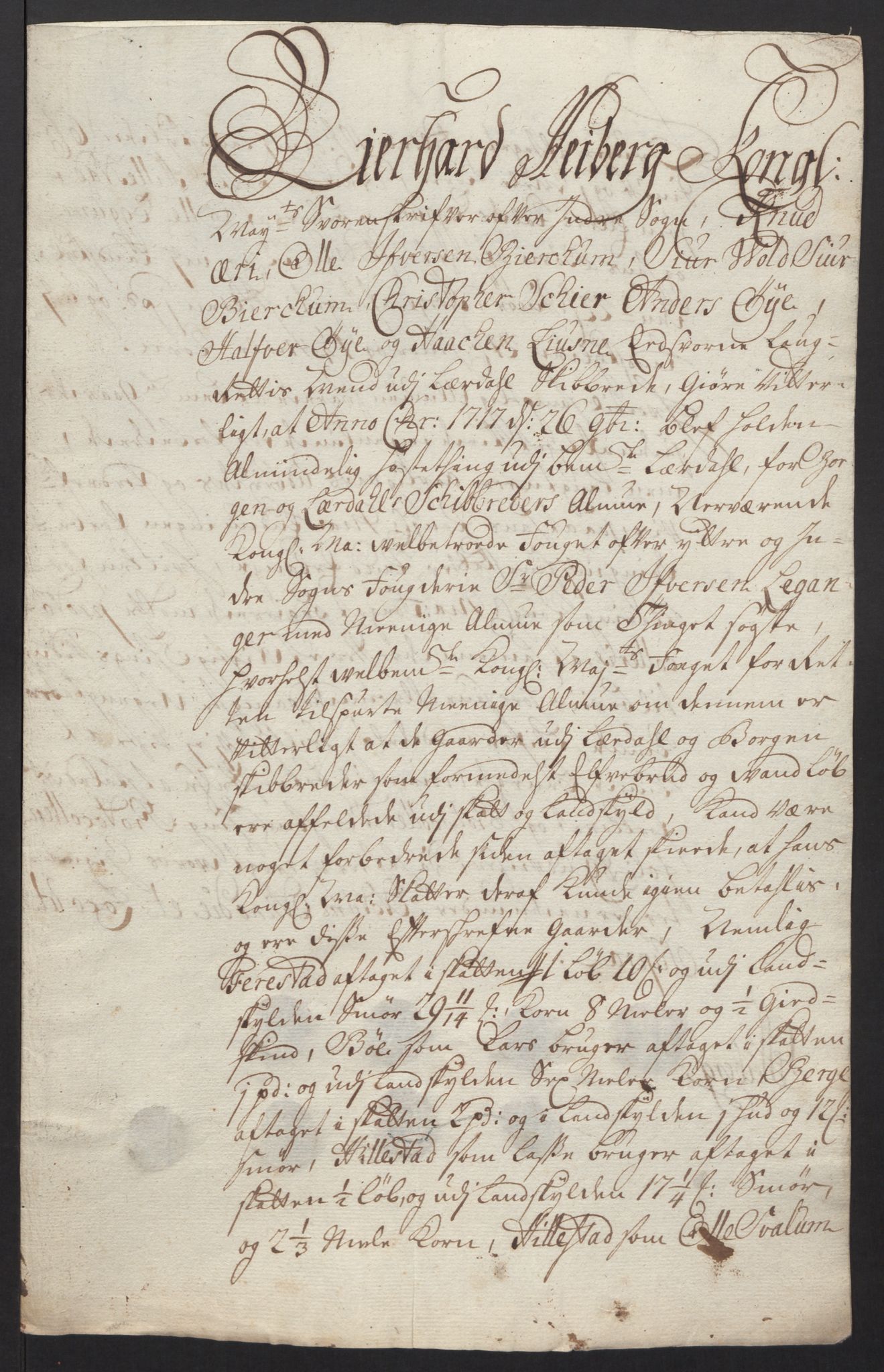 Rentekammeret inntil 1814, Reviderte regnskaper, Fogderegnskap, AV/RA-EA-4092/R52/L3321: Fogderegnskap Sogn, 1717-1718, p. 256