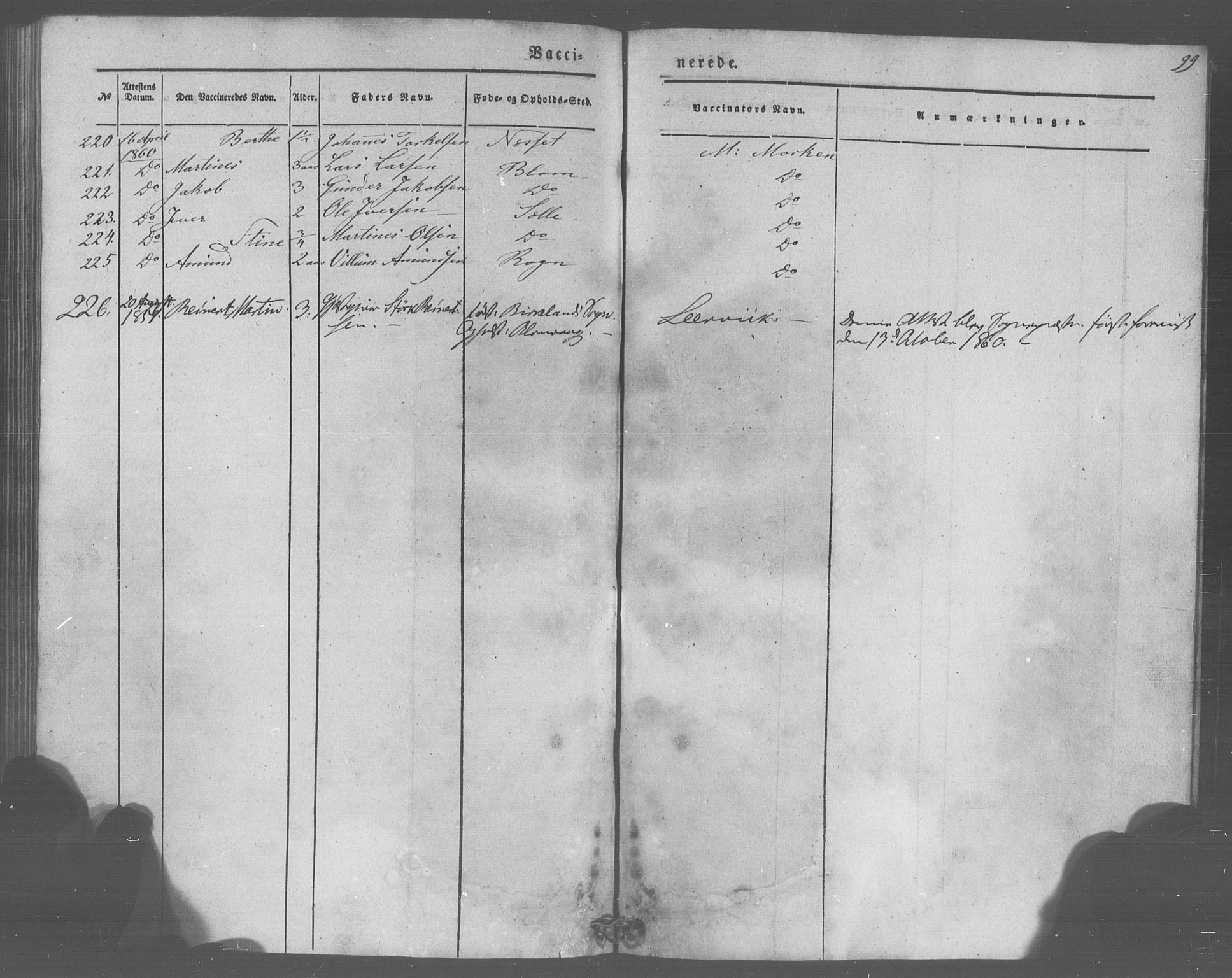 Manger sokneprestembete, SAB/A-76801/H/Haa: Parish register (official) no. A 10, 1844-1859, p. 99
