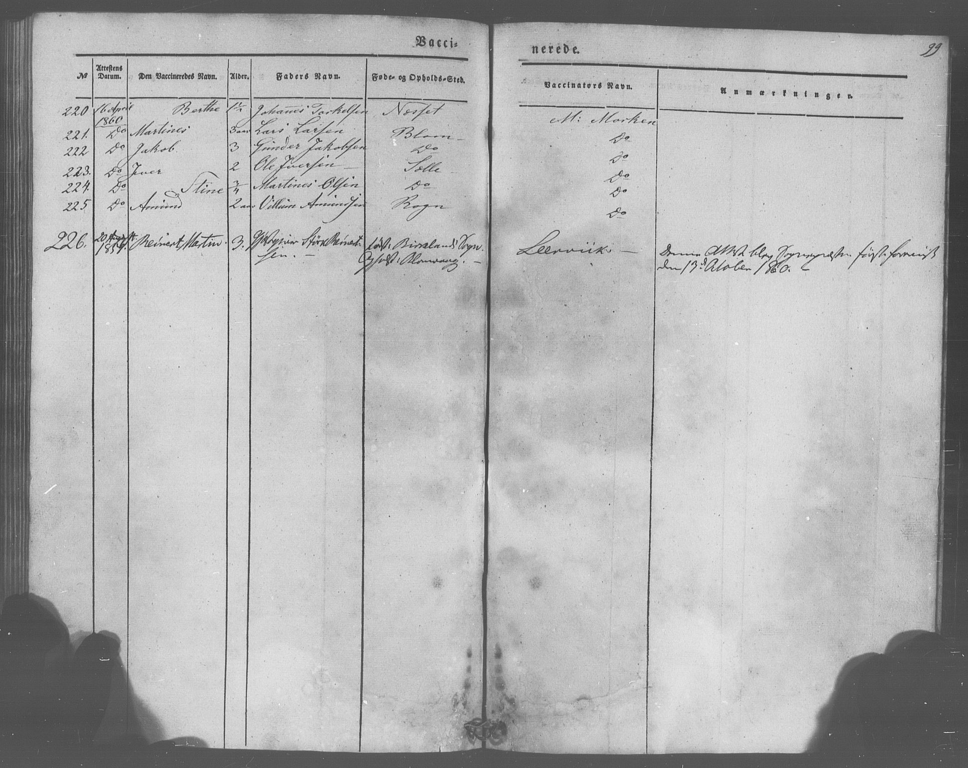 Manger sokneprestembete, AV/SAB-A-76801/H/Haa: Parish register (official) no. A 10, 1844-1859, p. 99