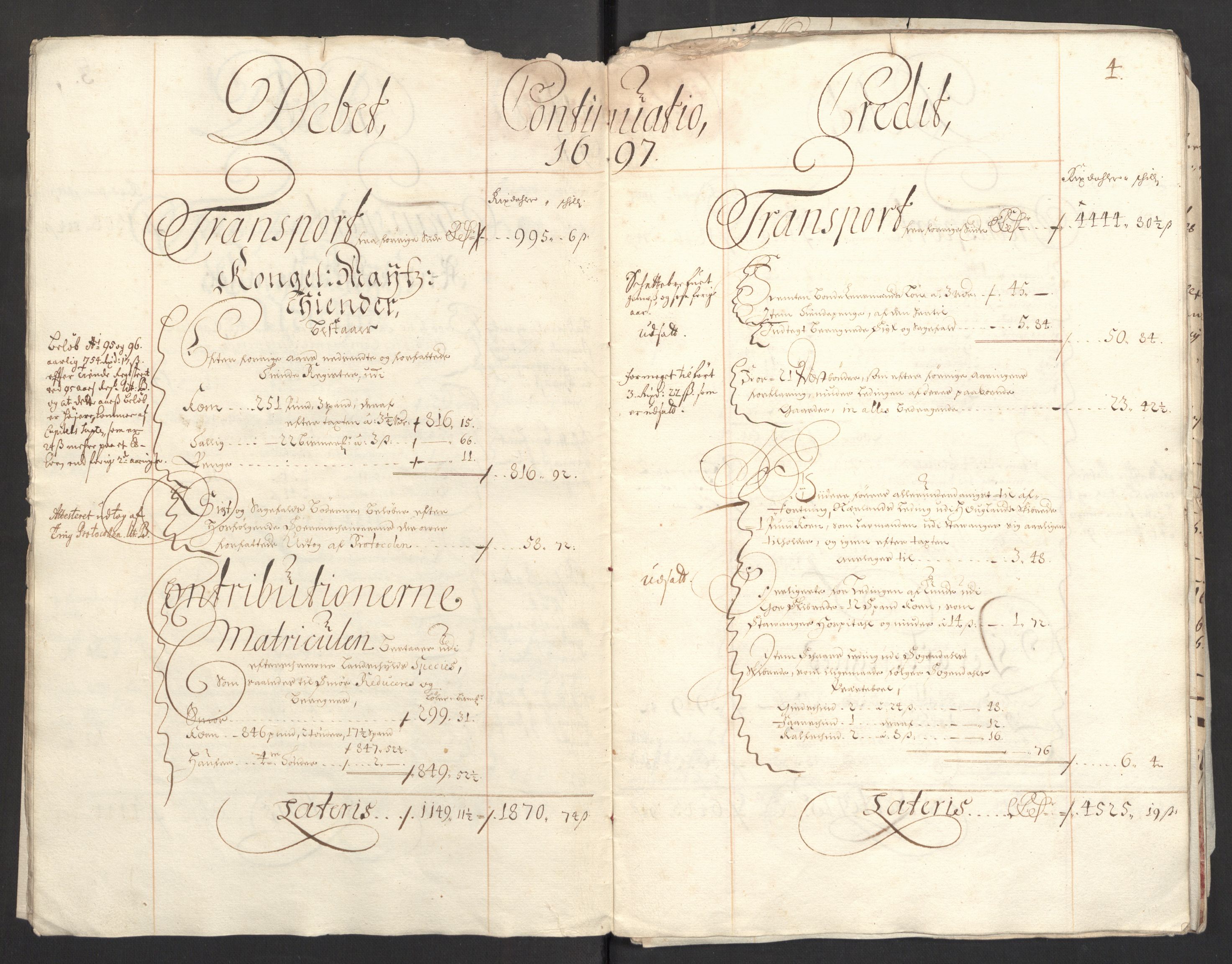 Rentekammeret inntil 1814, Reviderte regnskaper, Fogderegnskap, AV/RA-EA-4092/R46/L2729: Fogderegnskap Jæren og Dalane, 1697-1698, p. 7