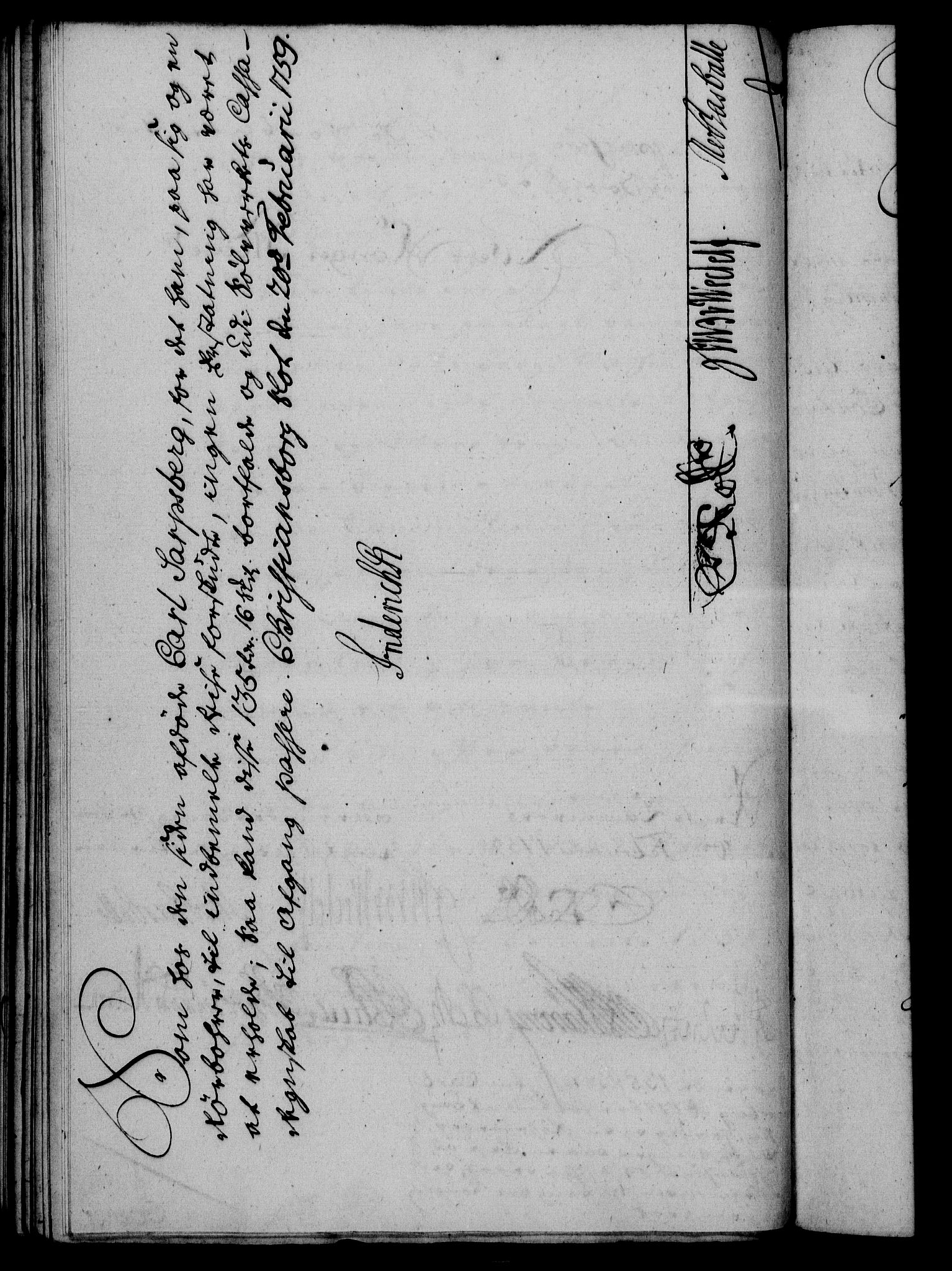 Rentekammeret, Kammerkanselliet, RA/EA-3111/G/Gf/Gfa/L0041: Norsk relasjons- og resolusjonsprotokoll (merket RK 52.41), 1759, p. 145