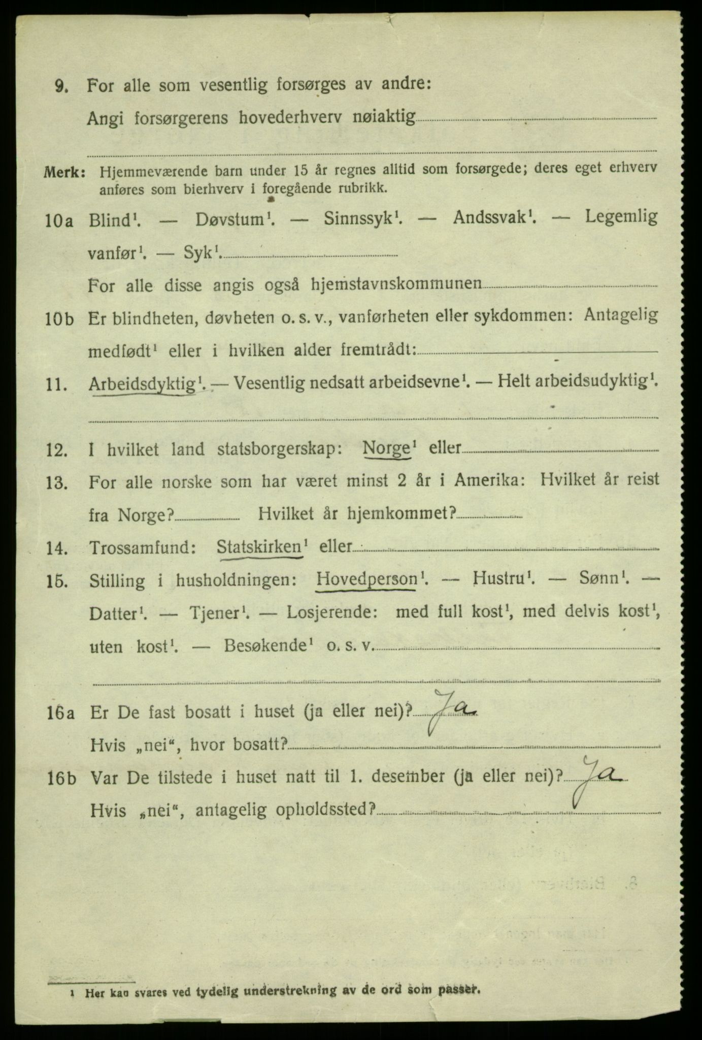 SAB, 1920 census for Fana, 1920, p. 15242