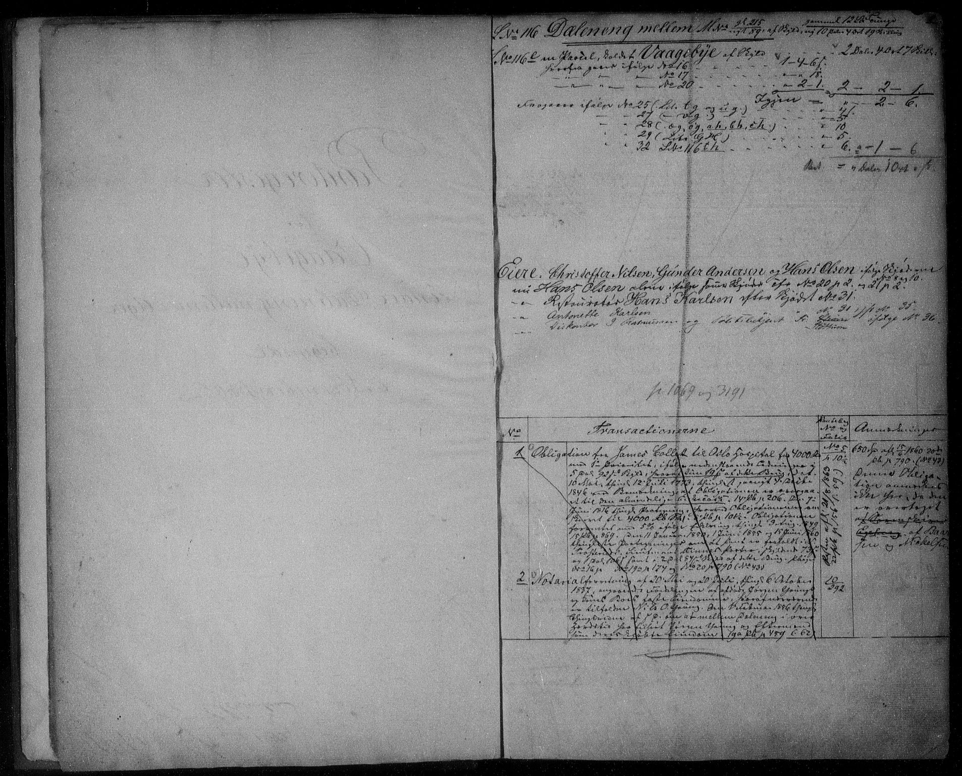 Aker sorenskriveri, SAO/A-10895/G/Ga/Gab/Gabe/L0004: Mortgage register no. V 4, 1860-1877, p. 1