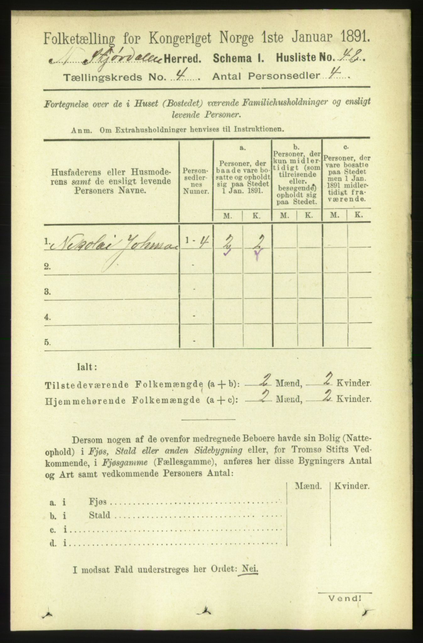 RA, 1891 census for 1714 Nedre Stjørdal, 1891, p. 1616