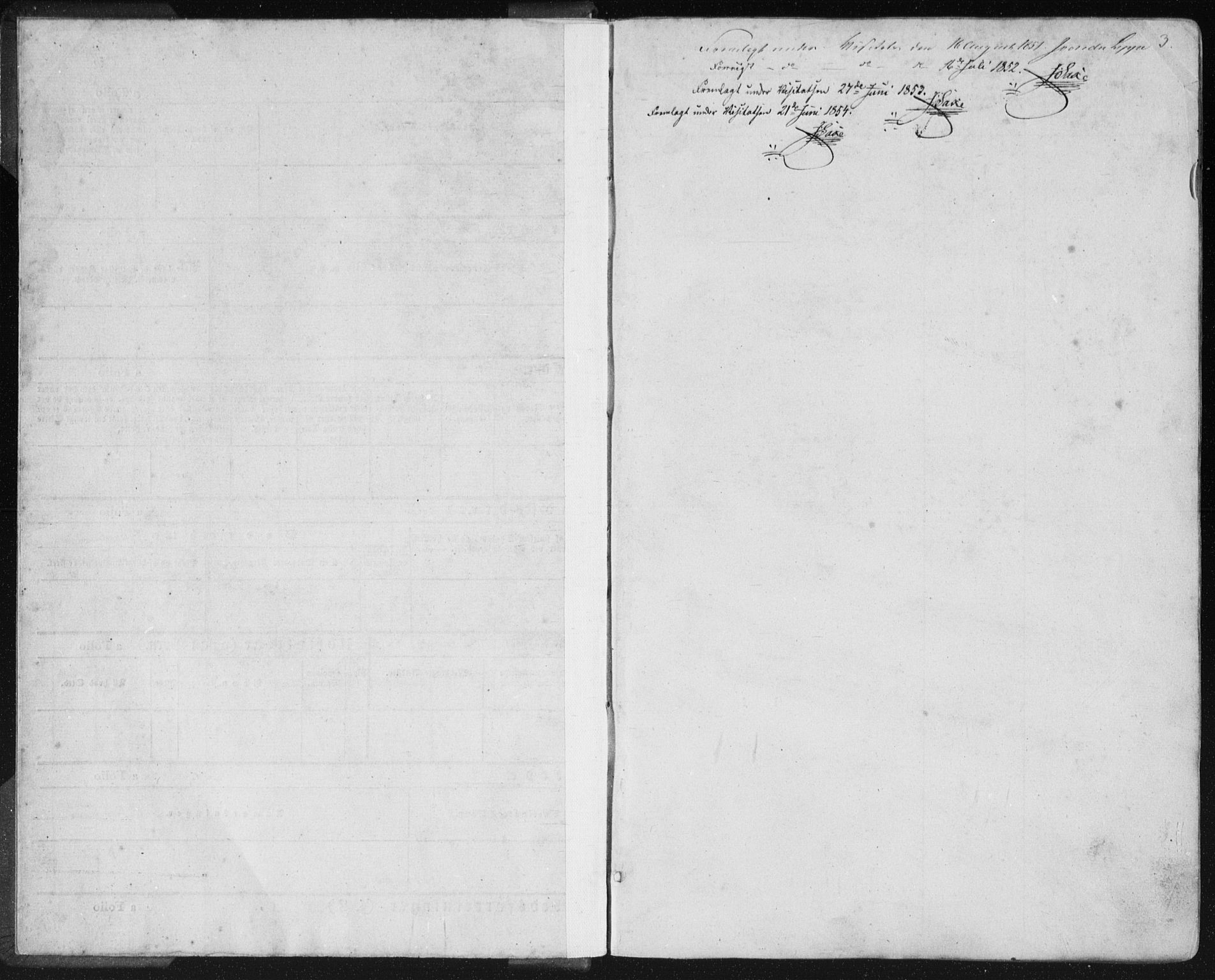 Lista sokneprestkontor, SAK/1111-0027/F/Fa/L0010: Parish register (official) no. A 10, 1846-1861, p. 3