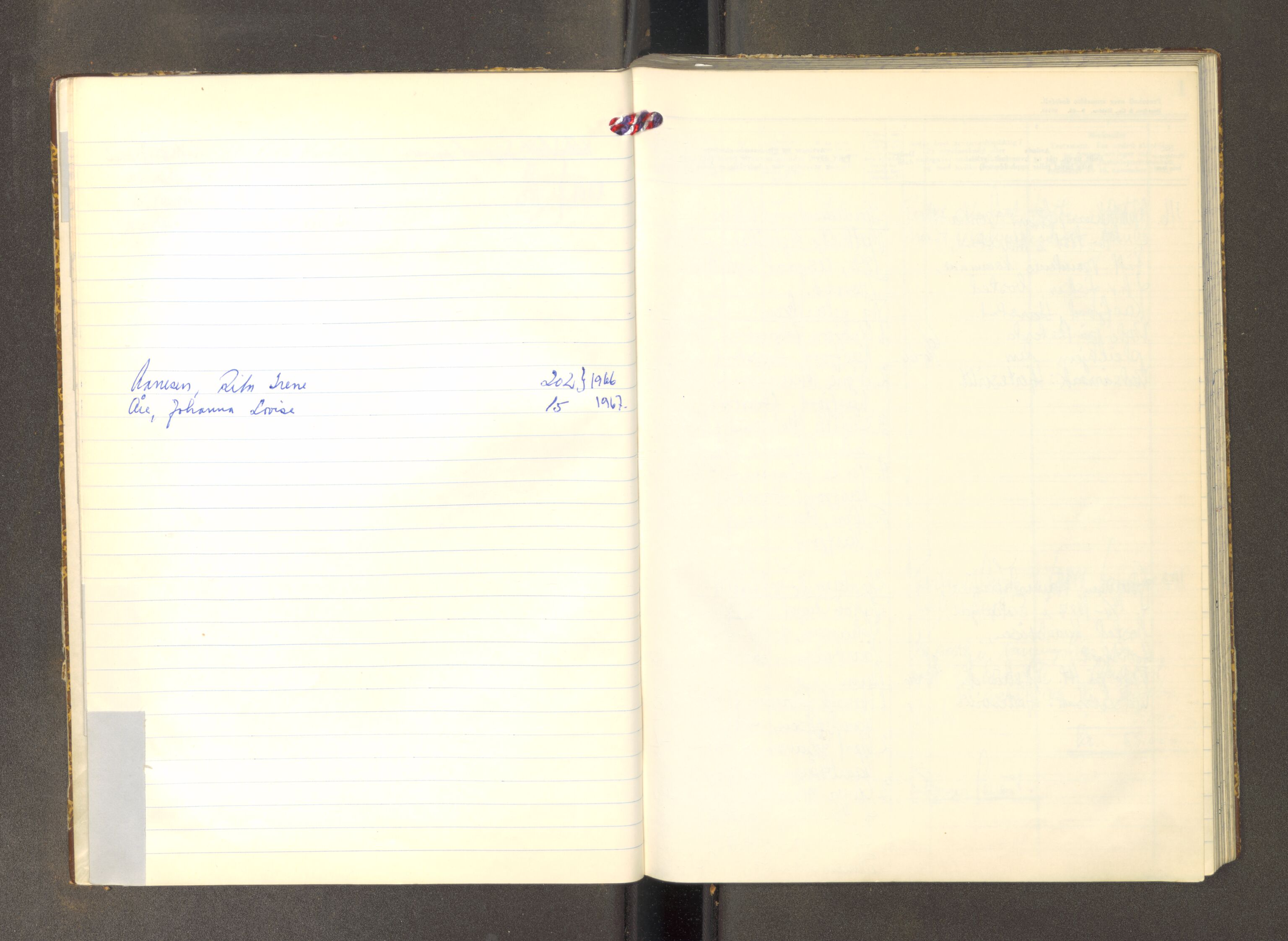 Harstad lensmannskontor, AV/SATØ-SATØ-10/F/Fi/Fia/L0507: Dødsfallsprotokoller. Med register, 1966-1967