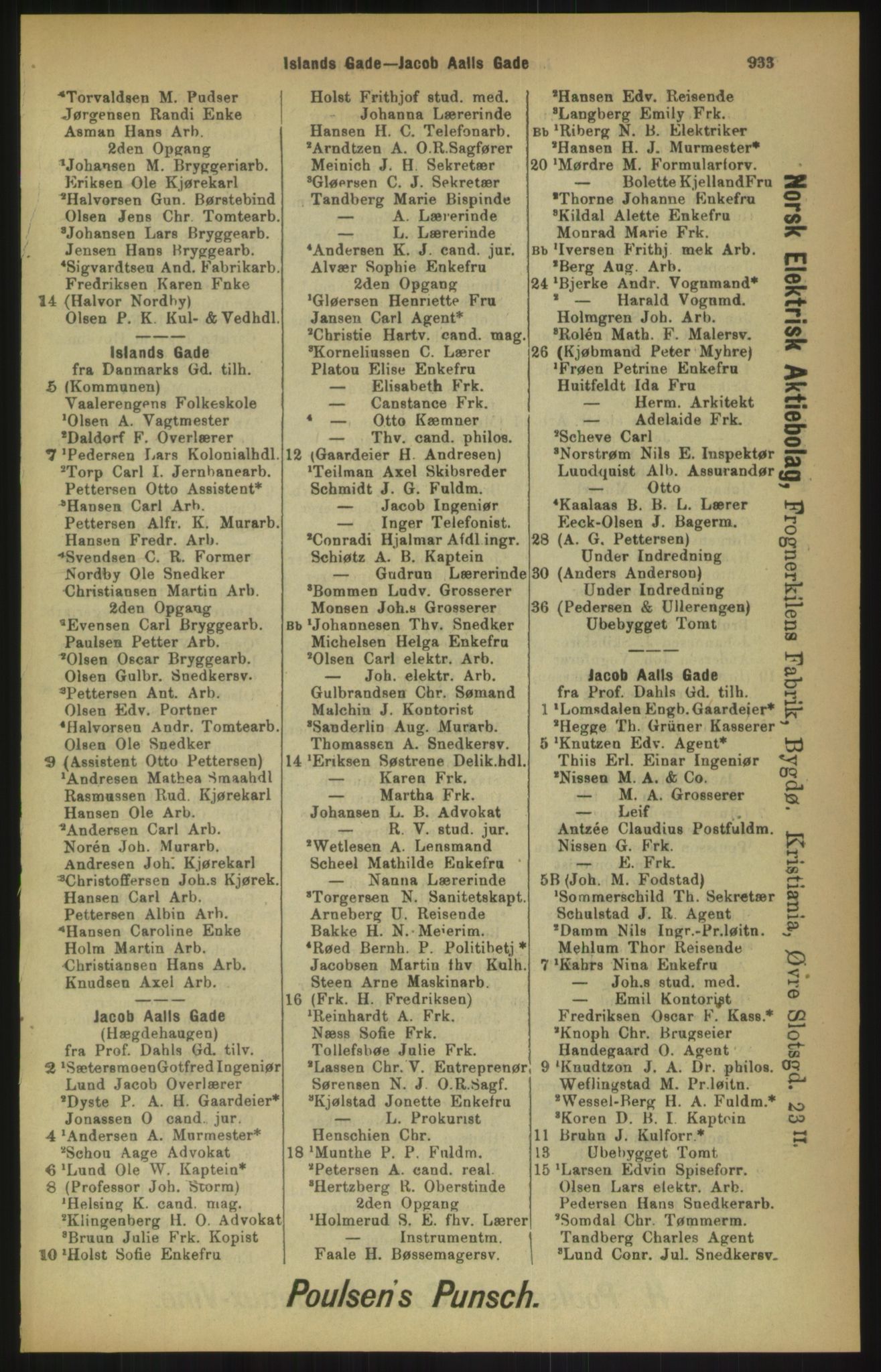 Kristiania/Oslo adressebok, PUBL/-, 1900, p. 933
