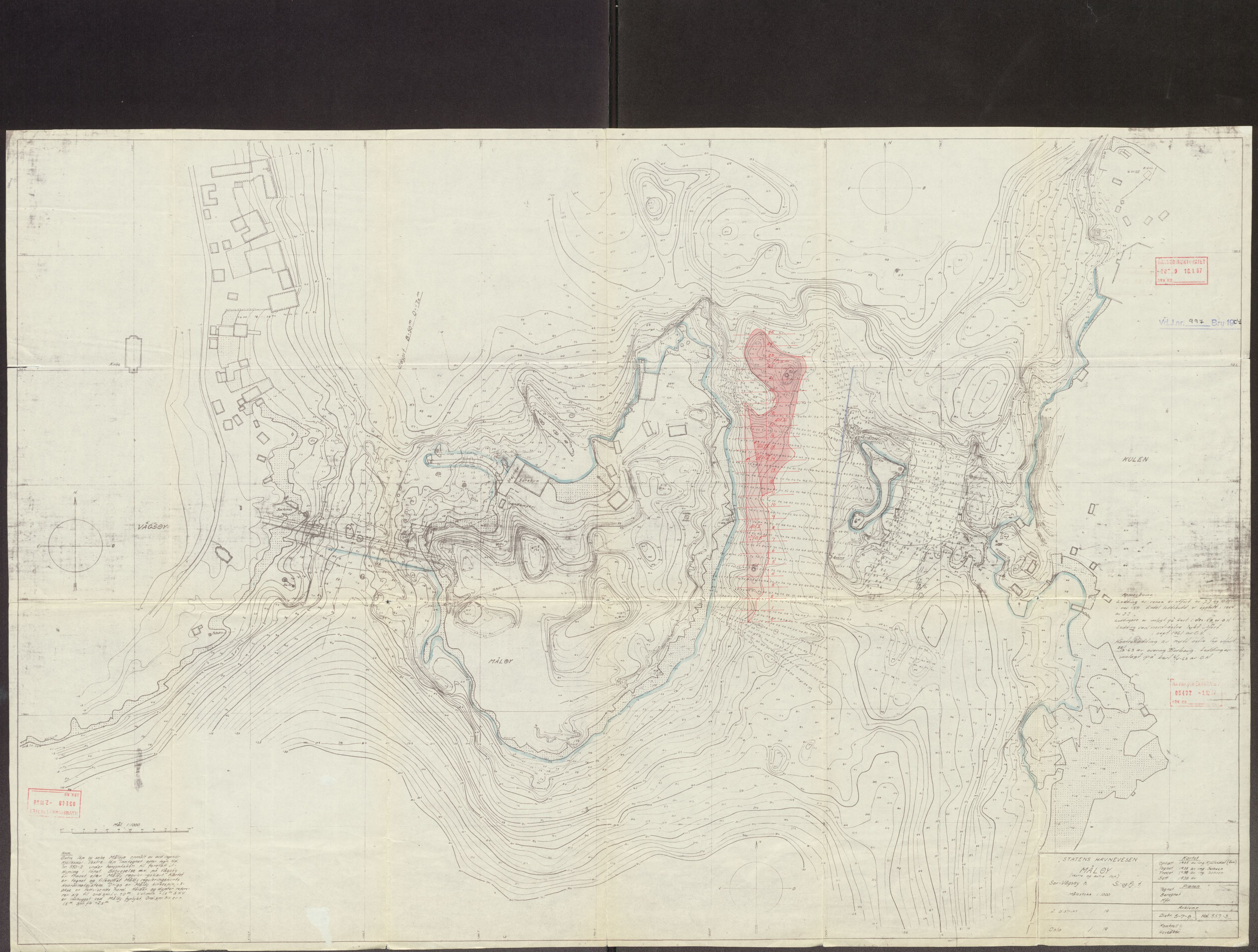 Havnedirektoratet, RA/S-1604/2/D/L0612/0001: 1395 Bruer og vegfylling / 1395 j.nr. 2001-2300/71, 1971, p. 52