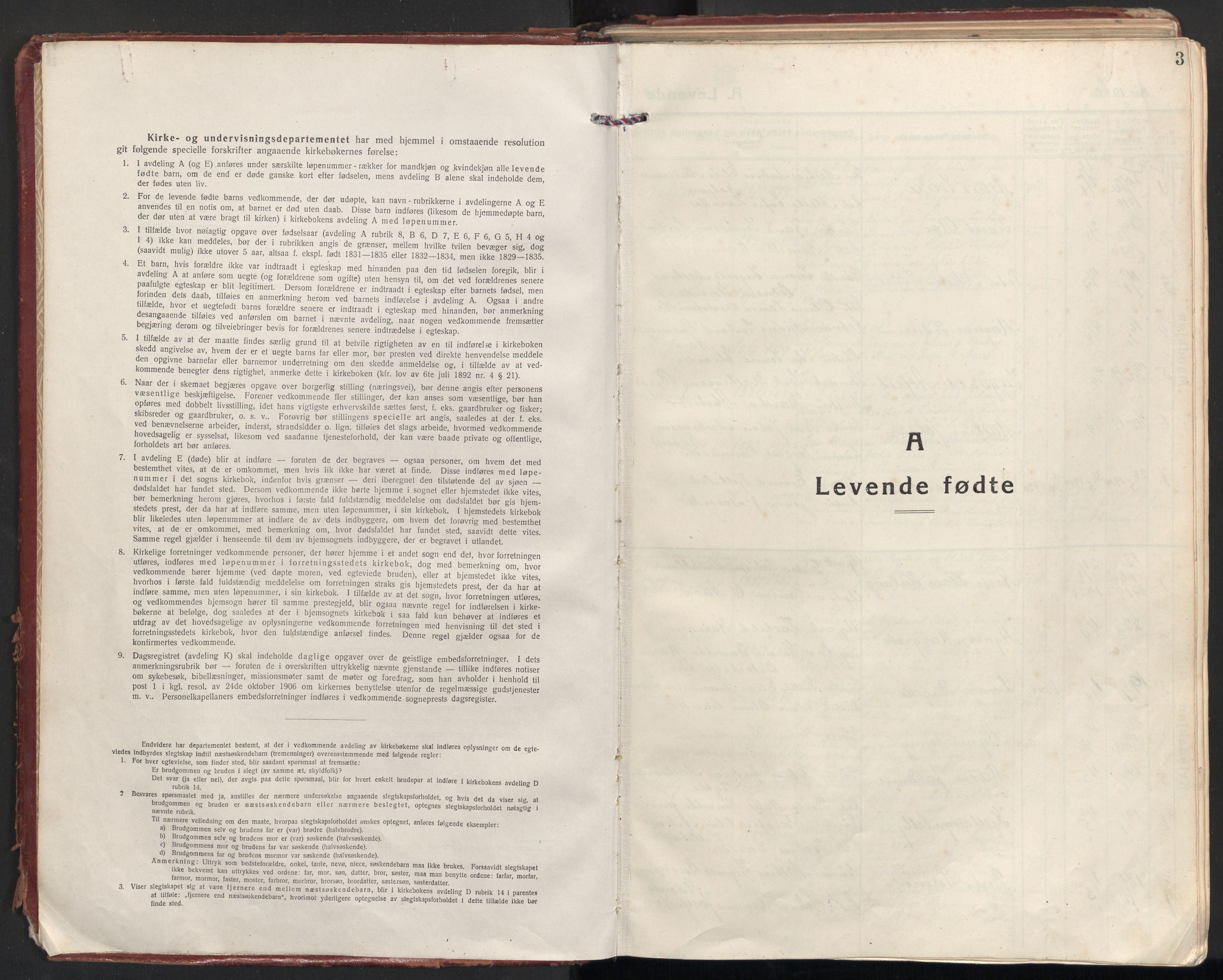 Ministerialprotokoller, klokkerbøker og fødselsregistre - Møre og Romsdal, AV/SAT-A-1454/501/L0012: Parish register (official) no. 501A12, 1920-1946, p. 3