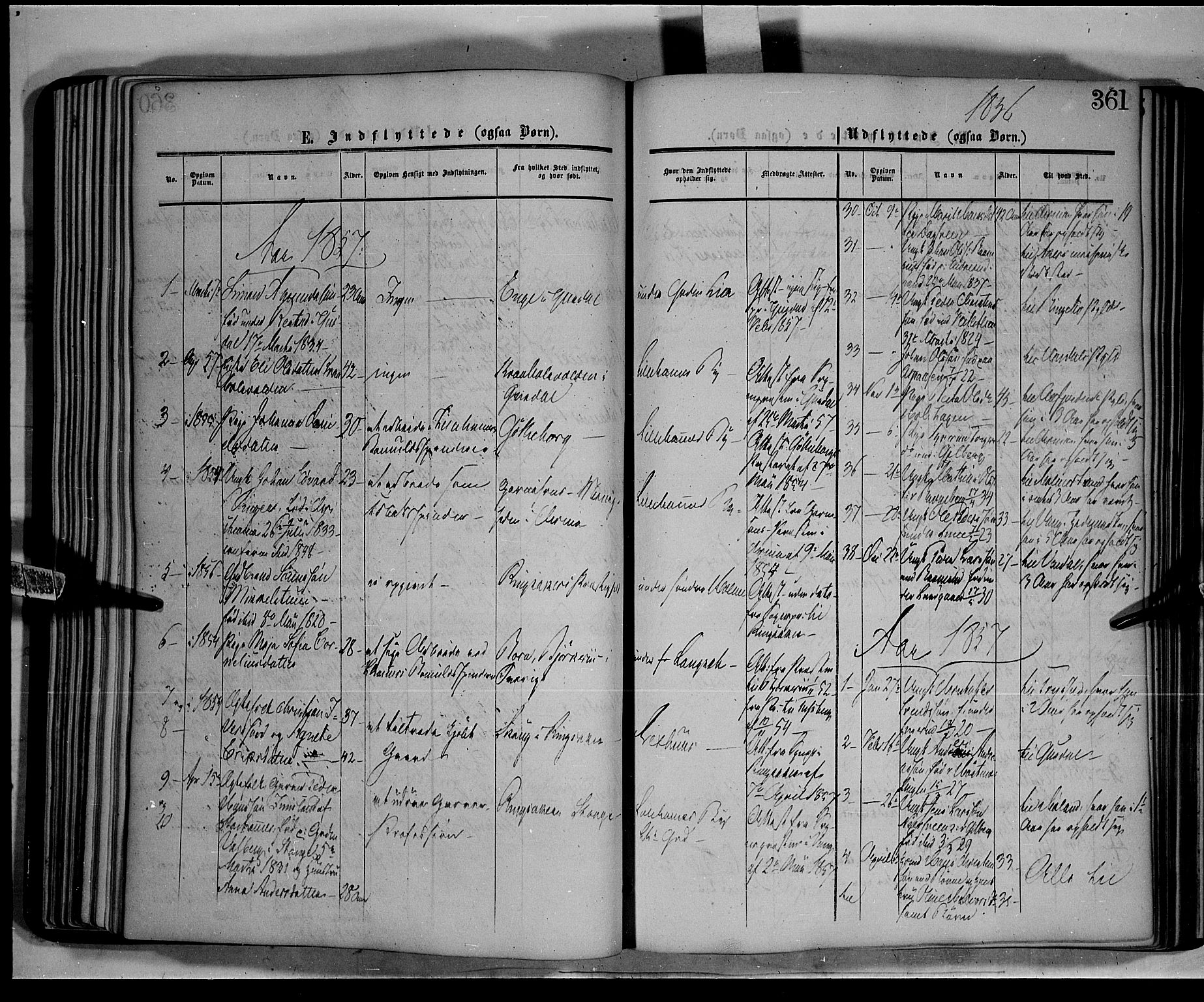 Fåberg prestekontor, SAH/PREST-086/H/Ha/Haa/L0006: Parish register (official) no. 6B, 1855-1867, p. 361