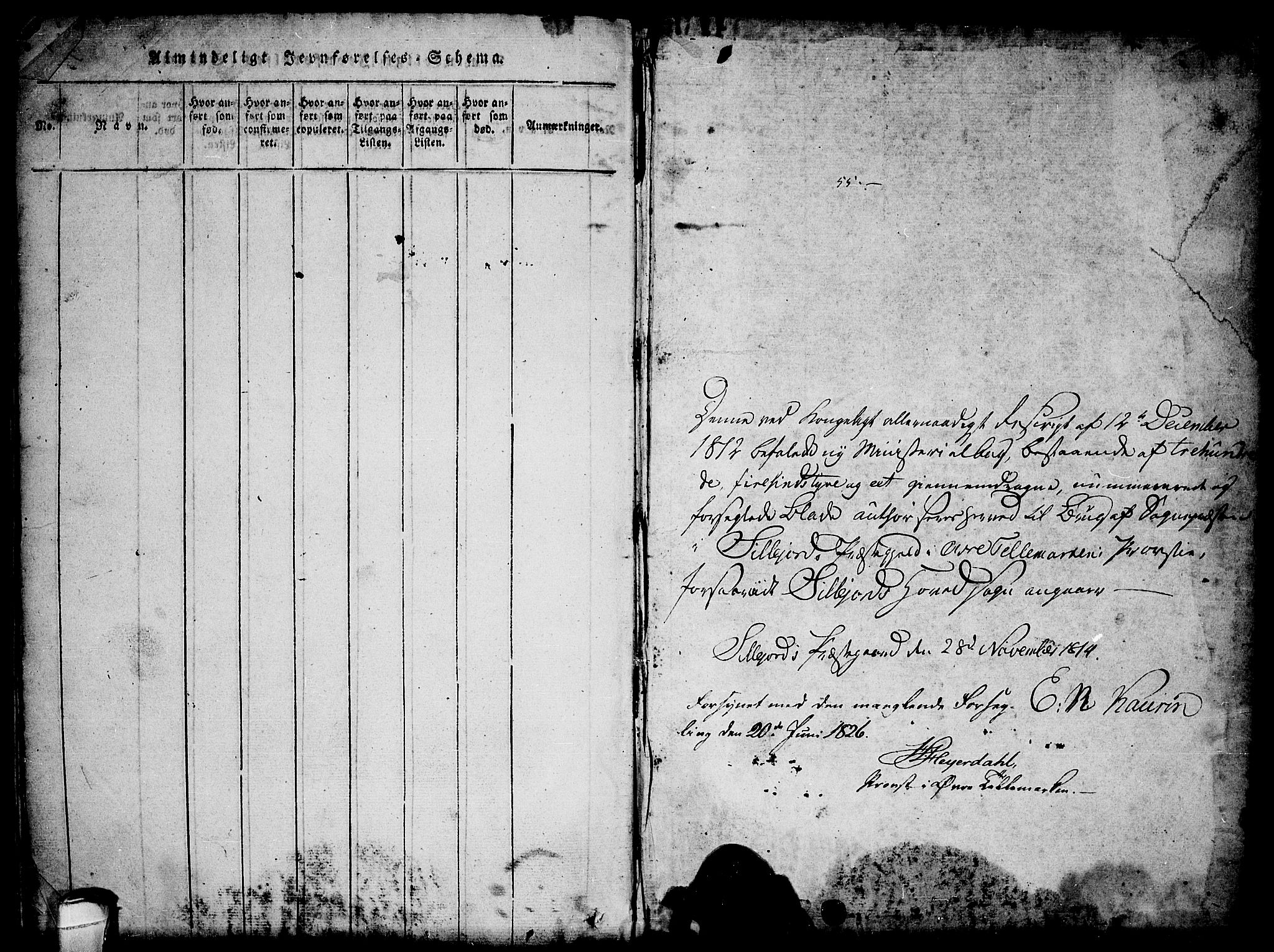 Seljord kirkebøker, SAKO/A-20/F/Fa/L0010: Parish register (official) no. I 10, 1815-1831