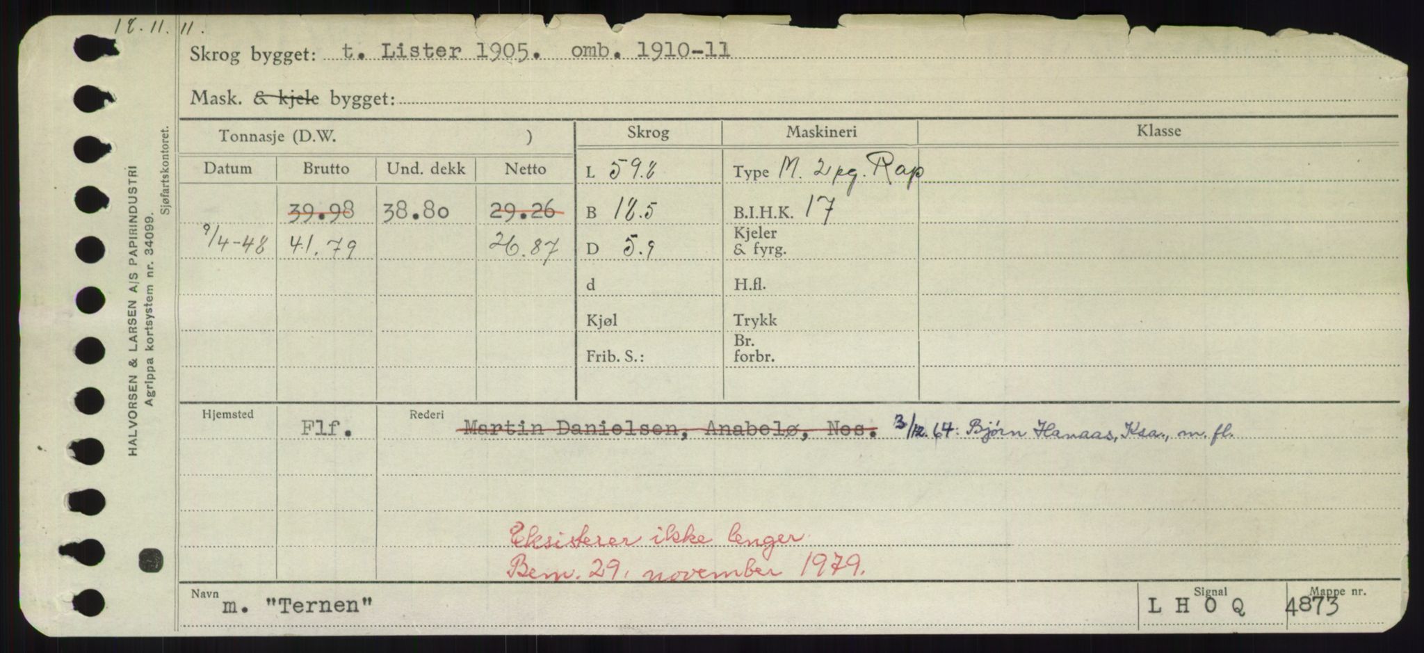 Sjøfartsdirektoratet med forløpere, Skipsmålingen, RA/S-1627/H/Hd/L0038: Fartøy, T-Th, p. 483