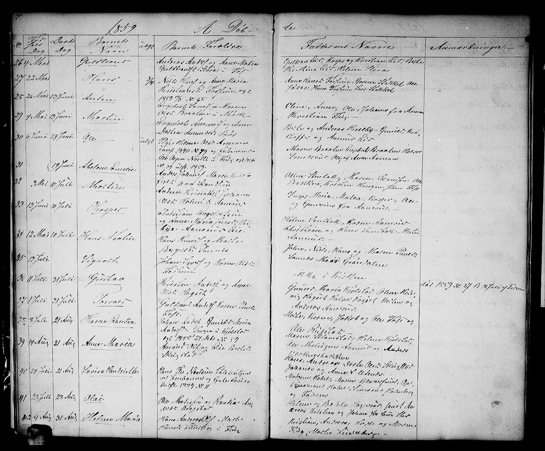 Aurskog prestekontor Kirkebøker, AV/SAO-A-10304a/G/Gb/L0001: Parish register (copy) no. II 1, 1858-1885, p. 7