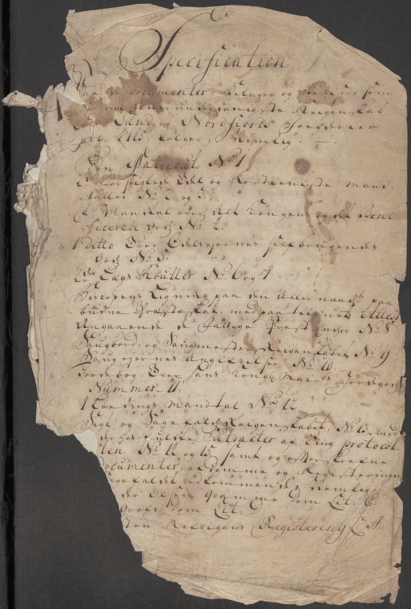 Rentekammeret inntil 1814, Reviderte regnskaper, Fogderegnskap, RA/EA-4092/R53/L3439: Fogderegnskap Sunn- og Nordfjord, 1715, p. 38