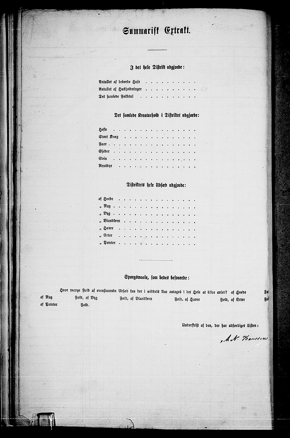 RA, 1865 census for Aurskog, 1865, p. 26