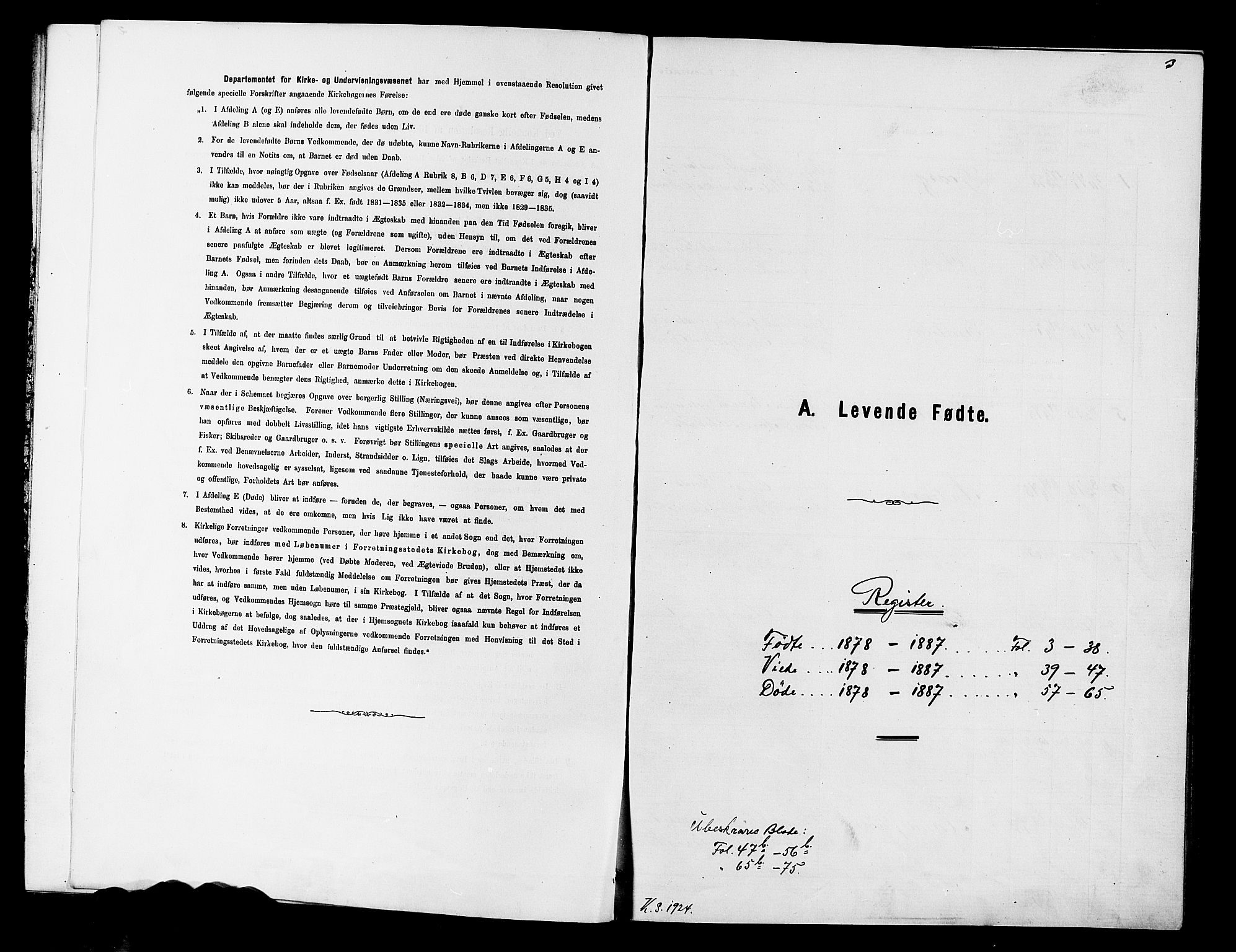 Fiskum kirkebøker, AV/SAKO-A-15/G/Ga/L0004: Parish register (copy) no. 4, 1878-1887, p. 3