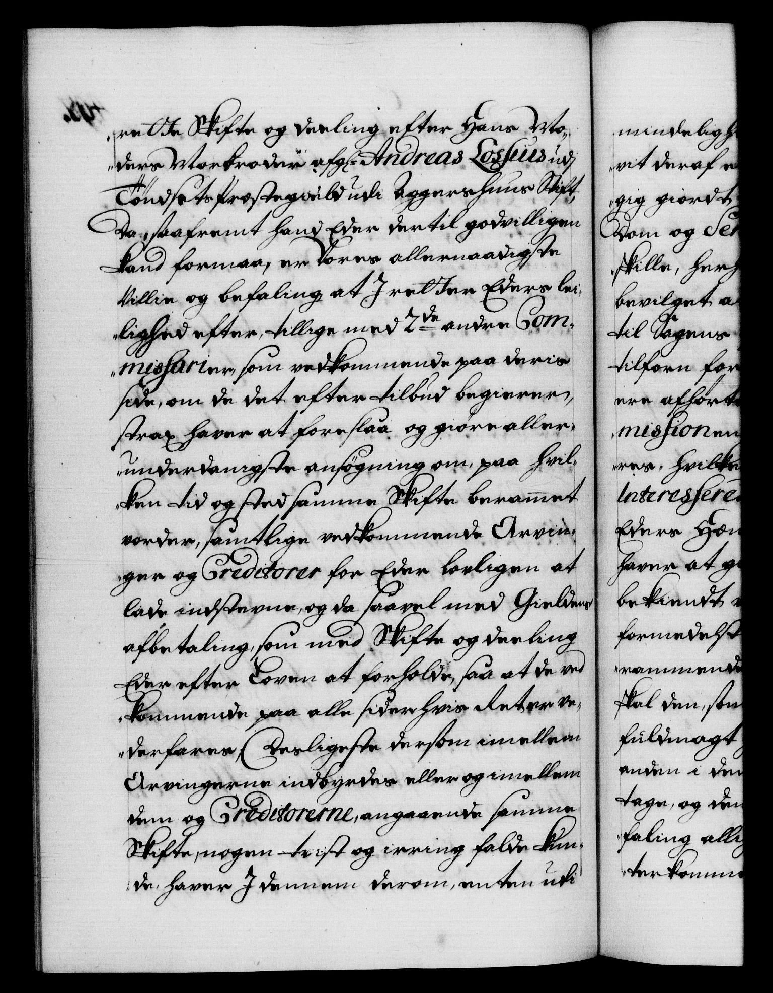 Danske Kanselli 1572-1799, AV/RA-EA-3023/F/Fc/Fca/Fcab/L0021: Norske tegnelser, 1719-1721, p. 497b