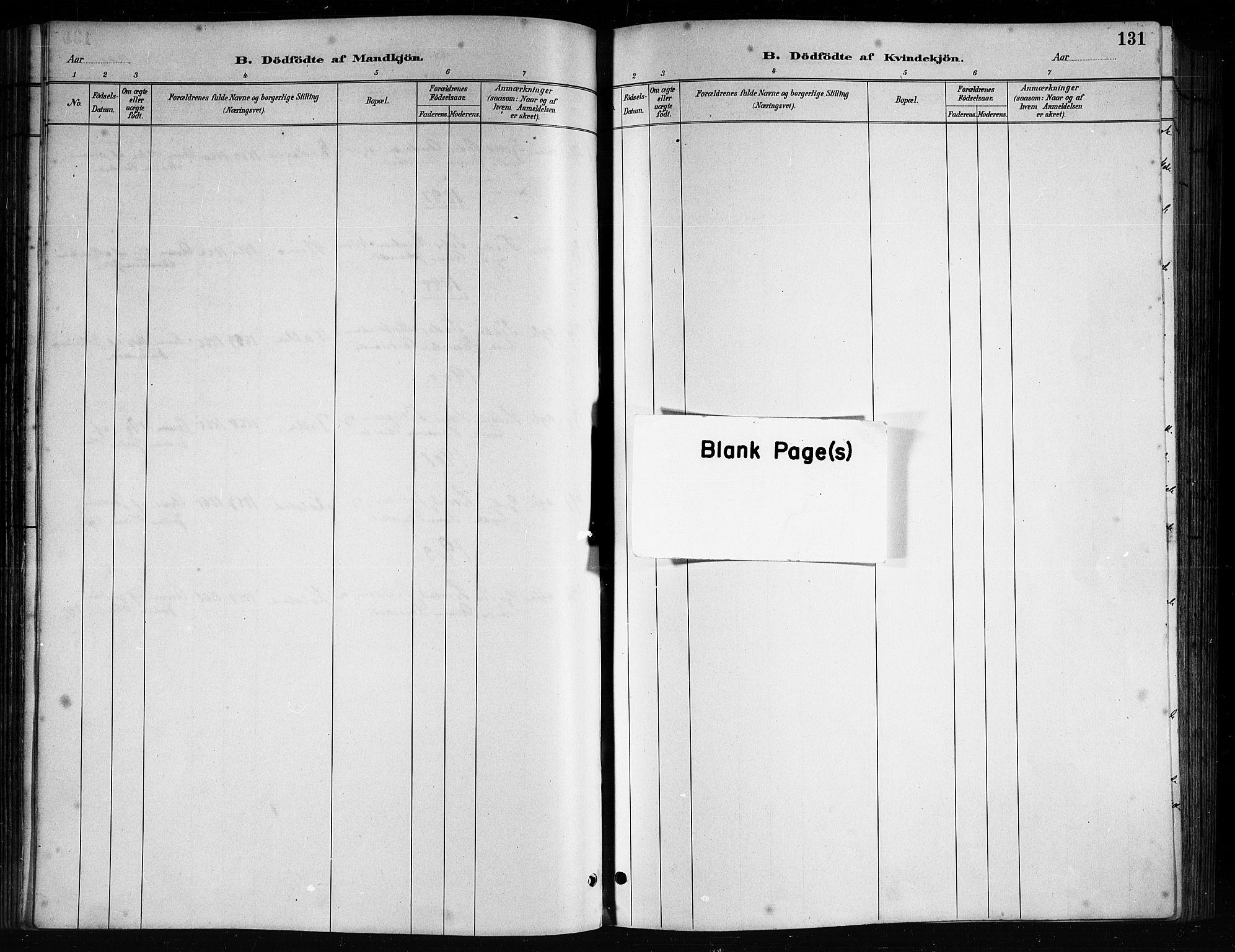 Ministerialprotokoller, klokkerbøker og fødselsregistre - Nordland, AV/SAT-A-1459/816/L0253: Parish register (copy) no. 816C03, 1886-1905, p. 131