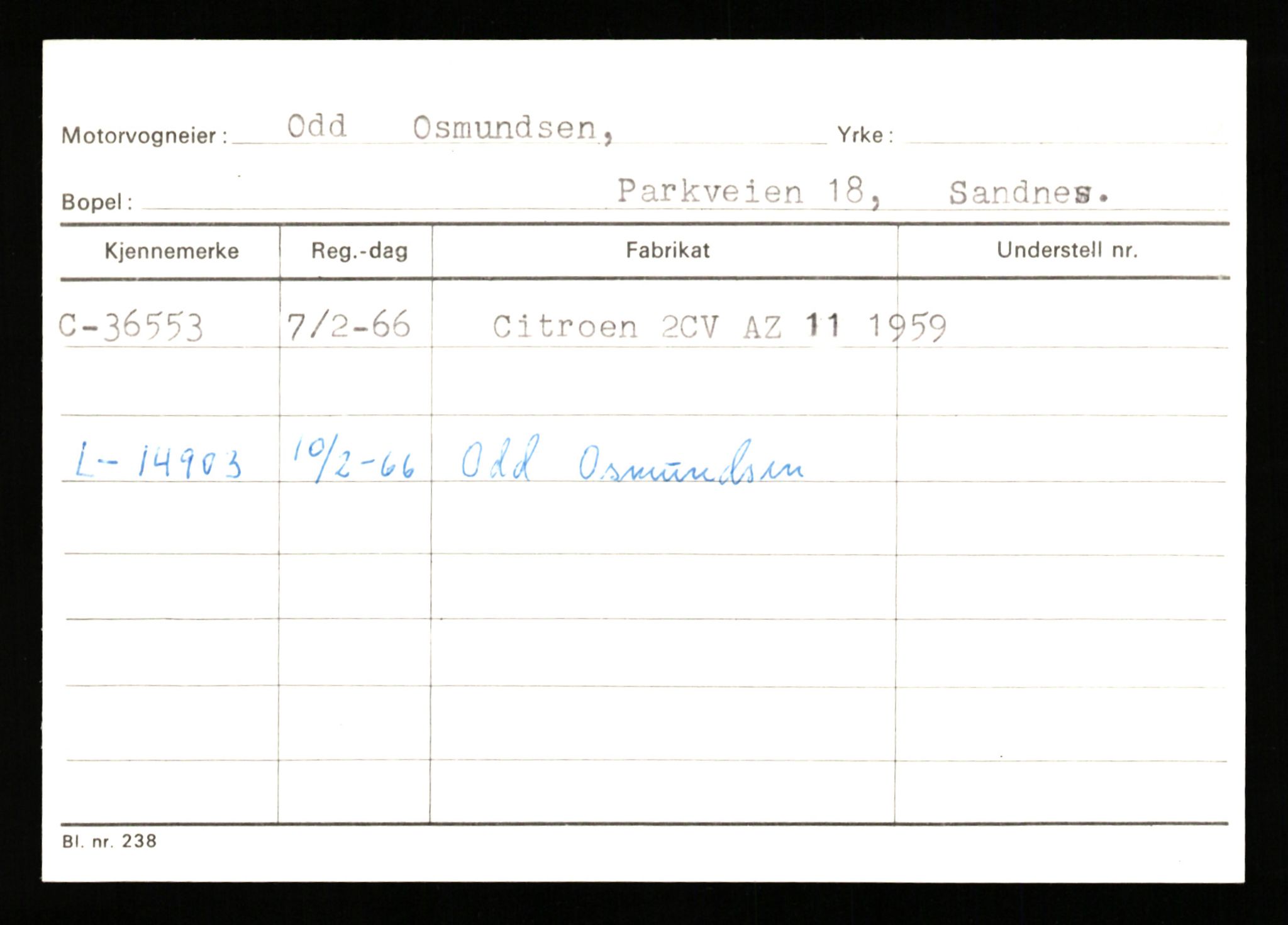 Stavanger trafikkstasjon, AV/SAST-A-101942/0/G/L0006: Registreringsnummer: 34250 - 49007, 1930-1971, p. 683