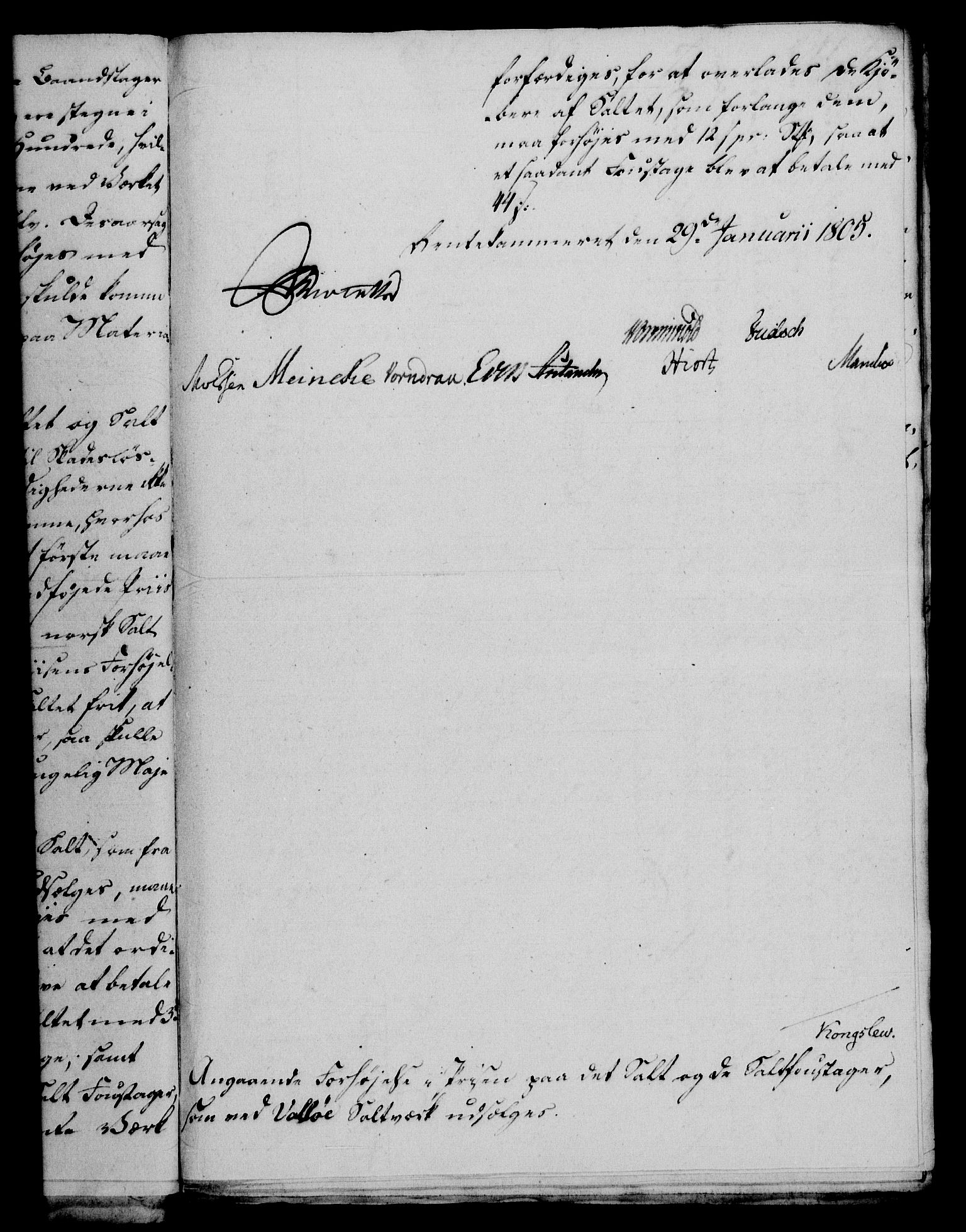 Rentekammeret, Renteskriverkontorene, AV/RA-EA-3115/M/Mf/Mfb/L0007: Relasjons- og resolusjonsprotokoll med register (merket RK 54.13), 1805-1806