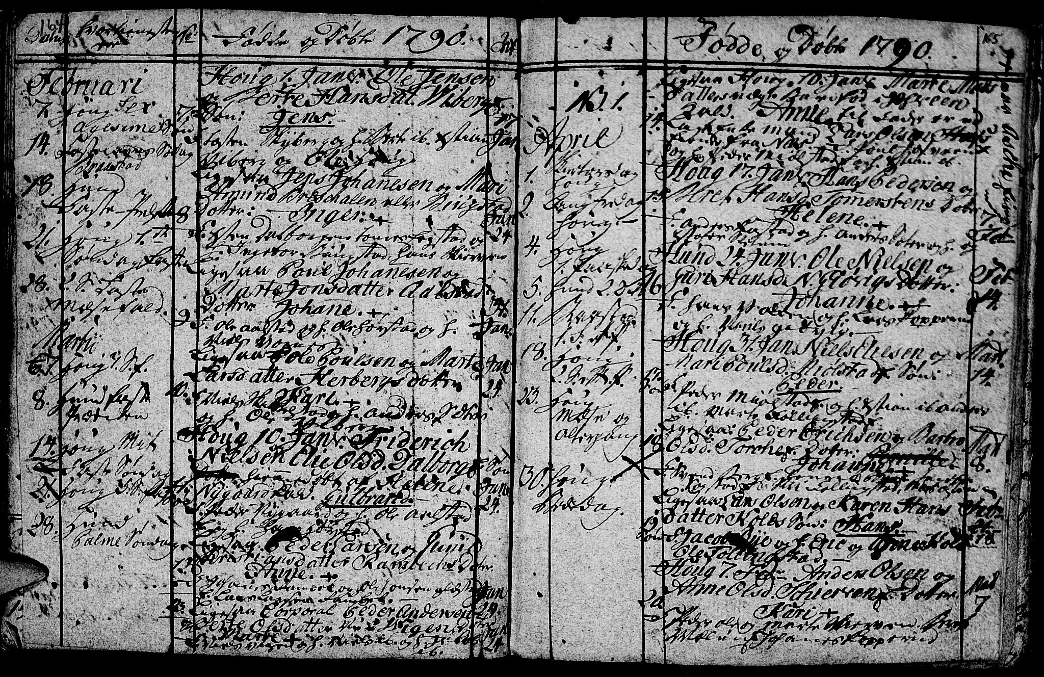 Vardal prestekontor, SAH/PREST-100/H/Ha/Hab/L0001: Parish register (copy) no. 1, 1771-1790, p. 164-165