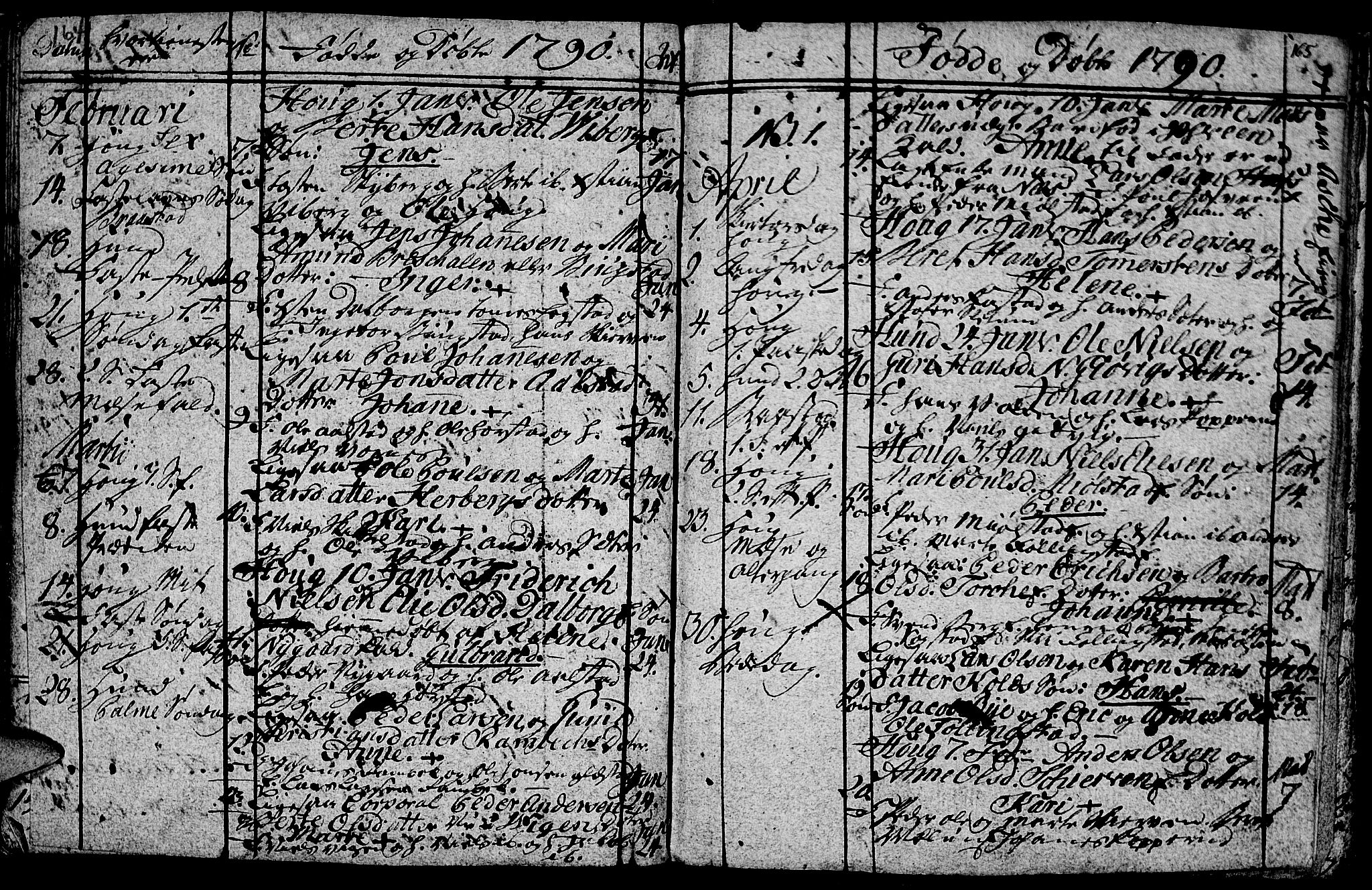 Vardal prestekontor, AV/SAH-PREST-100/H/Ha/Hab/L0001: Parish register (copy) no. 1, 1771-1790, p. 164-165