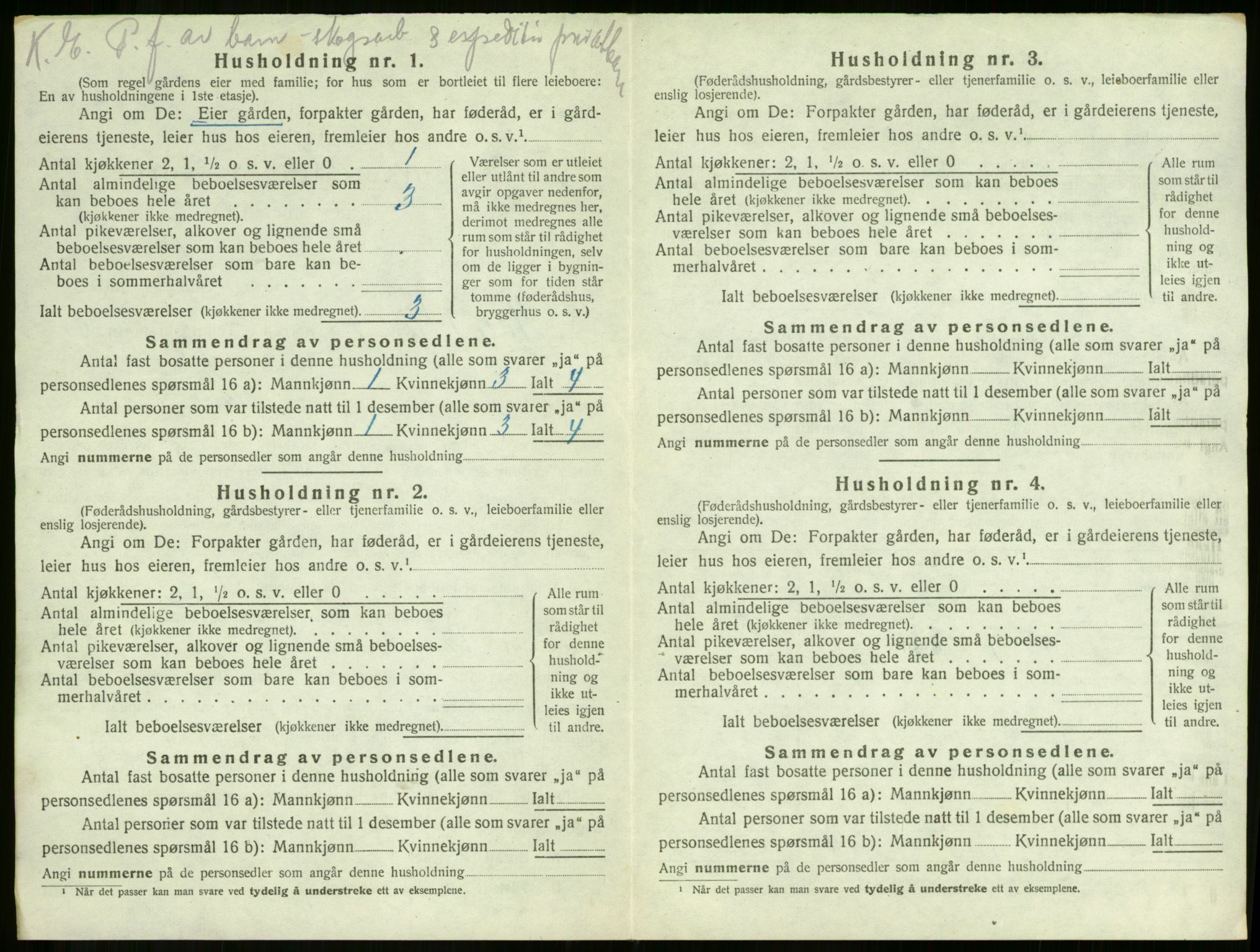 SAKO, 1920 census for Våle, 1920, p. 402