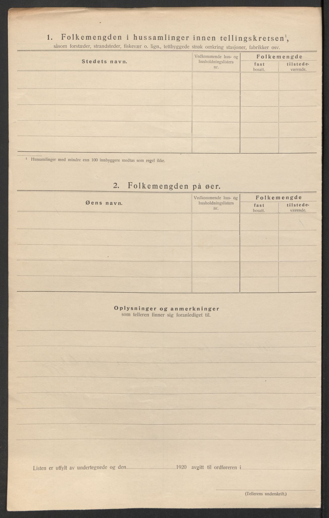 SAK, 1920 census for Søndeled, 1920, p. 50