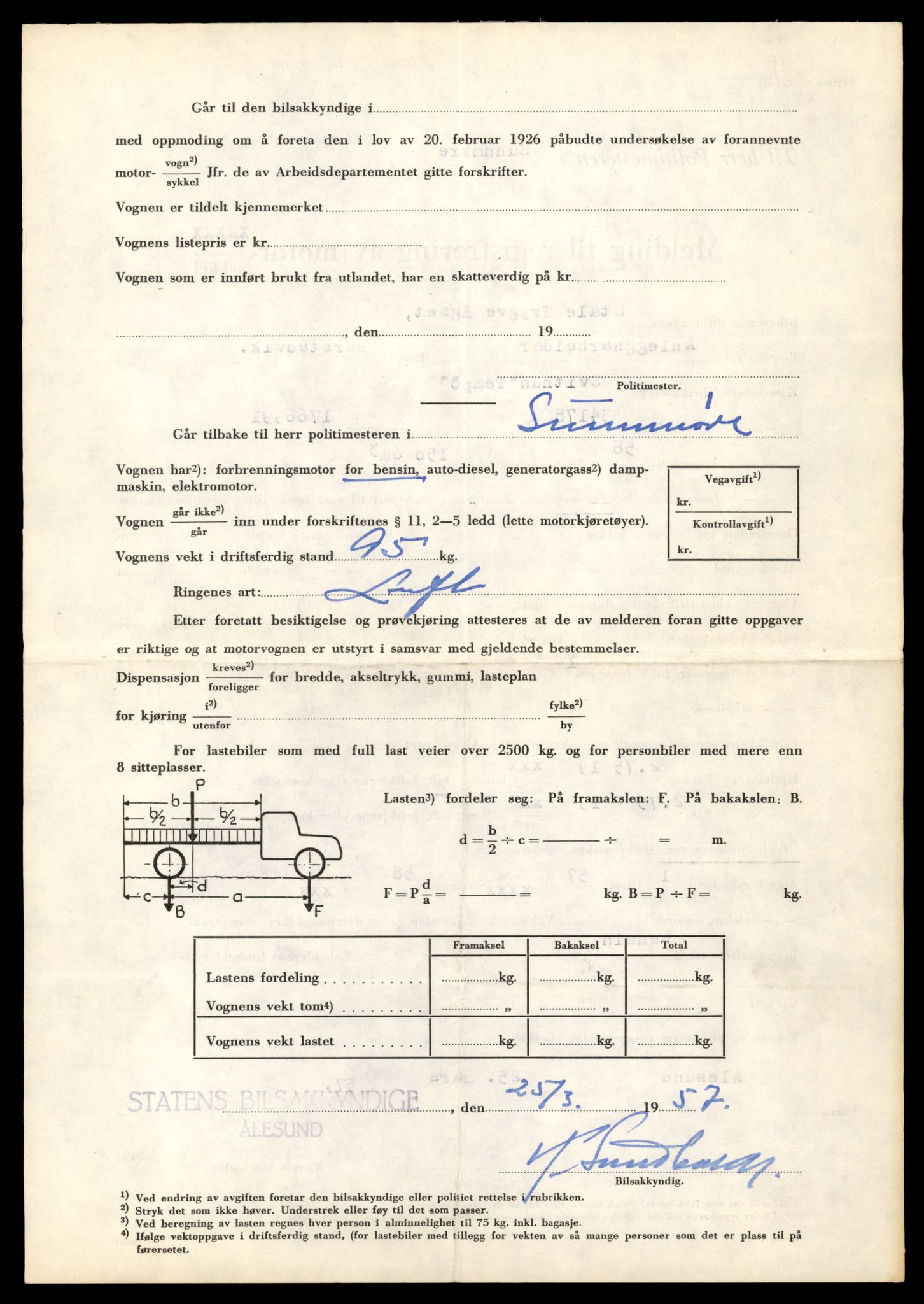 Møre og Romsdal vegkontor - Ålesund trafikkstasjon, AV/SAT-A-4099/F/Fe/L0040: Registreringskort for kjøretøy T 13531 - T 13709, 1927-1998, p. 1159