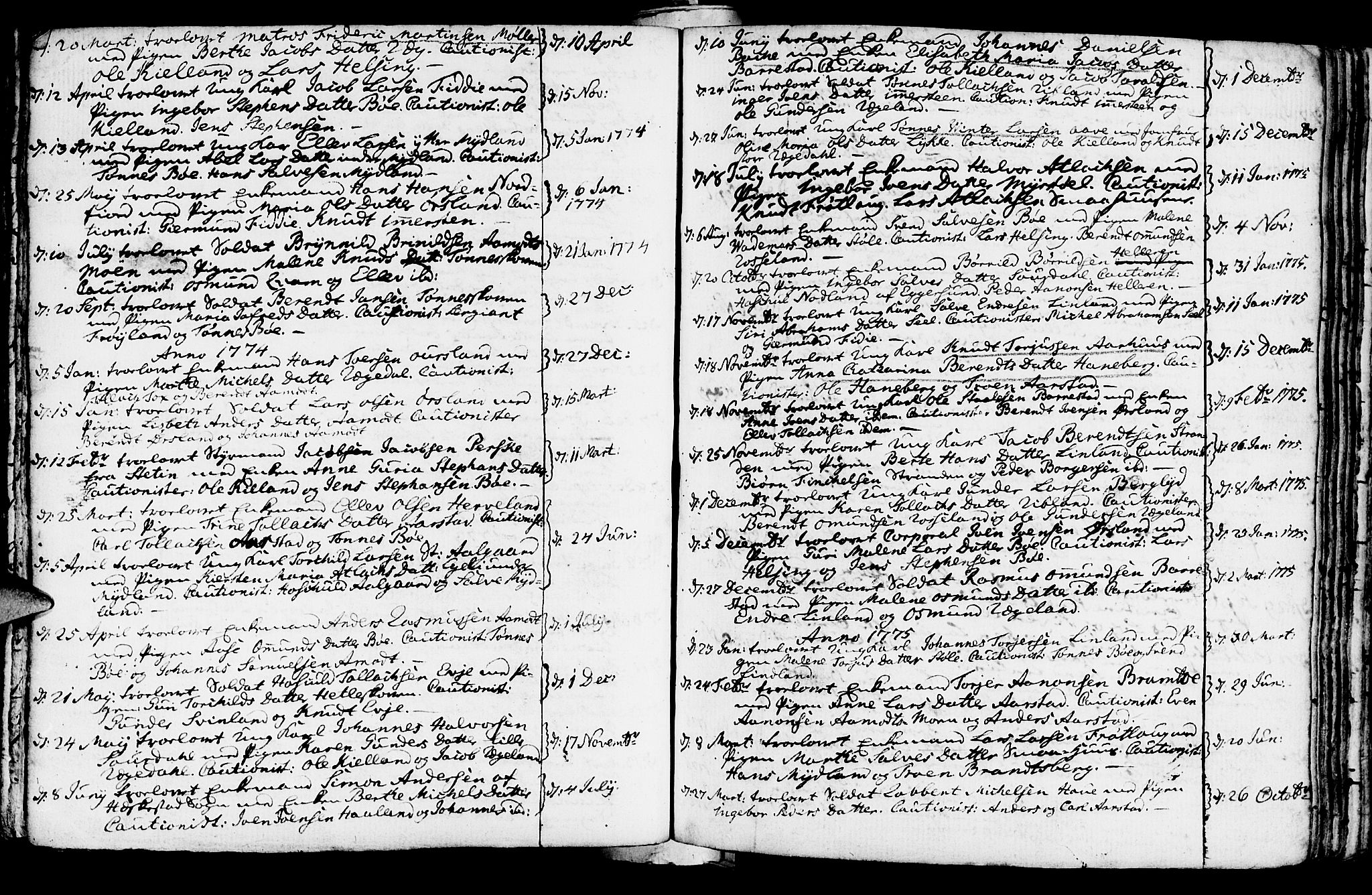 Sokndal sokneprestkontor, AV/SAST-A-101808: Parish register (official) no. A 4, 1762-1811