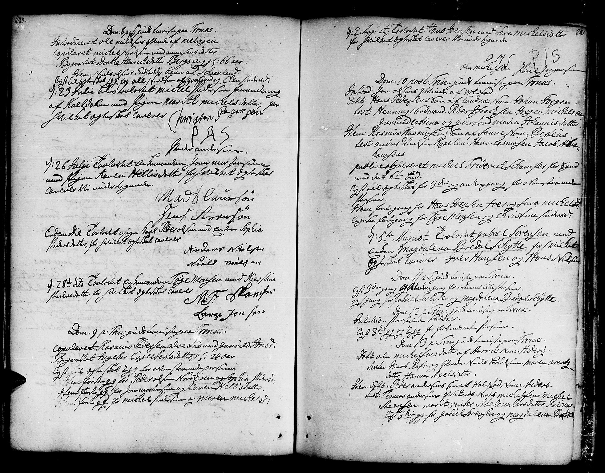 Trondenes sokneprestkontor, SATØ/S-1319/H/Ha/L0002kirke: Parish register (official) no. 2, 1751-1781, p. 280-281