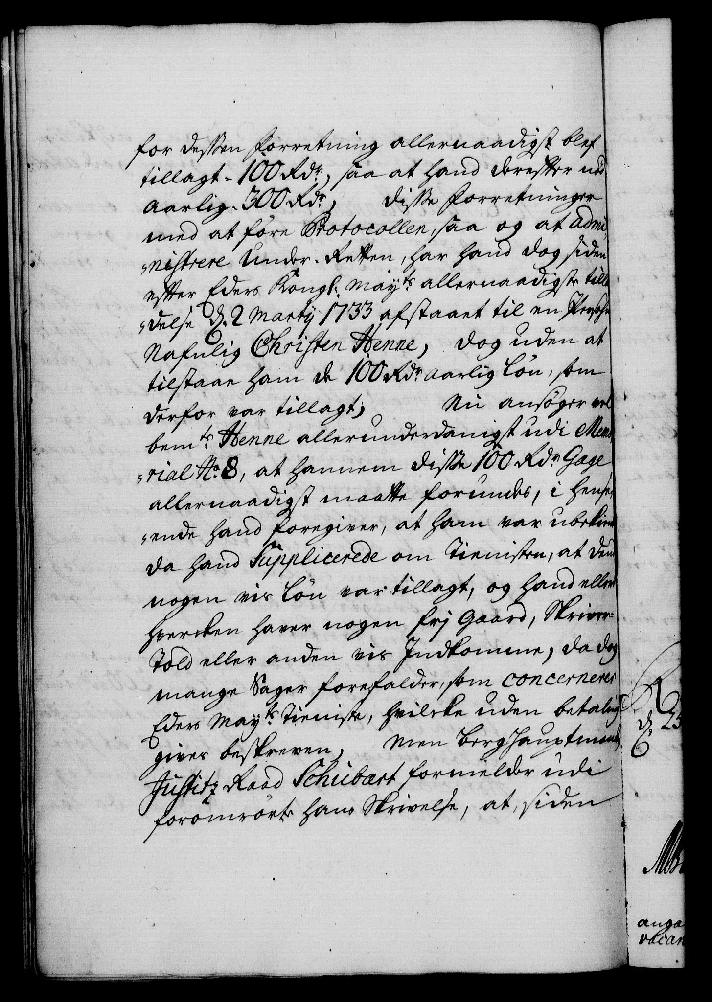 Rentekammeret, Kammerkanselliet, AV/RA-EA-3111/G/Gf/Gfa/L0017: Norsk relasjons- og resolusjonsprotokoll (merket RK 52.17), 1734, p. 474