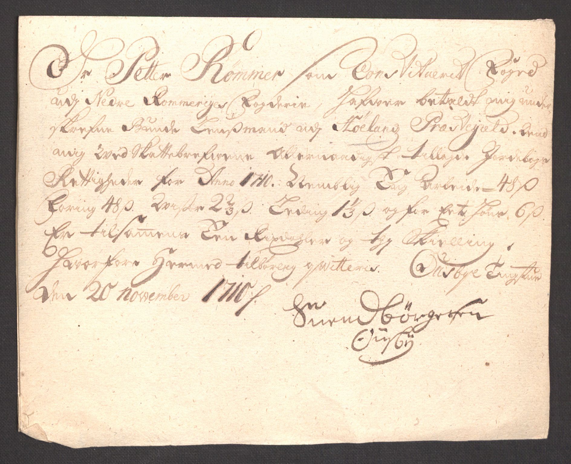 Rentekammeret inntil 1814, Reviderte regnskaper, Fogderegnskap, AV/RA-EA-4092/R11/L0592: Fogderegnskap Nedre Romerike, 1710-1711, p. 153