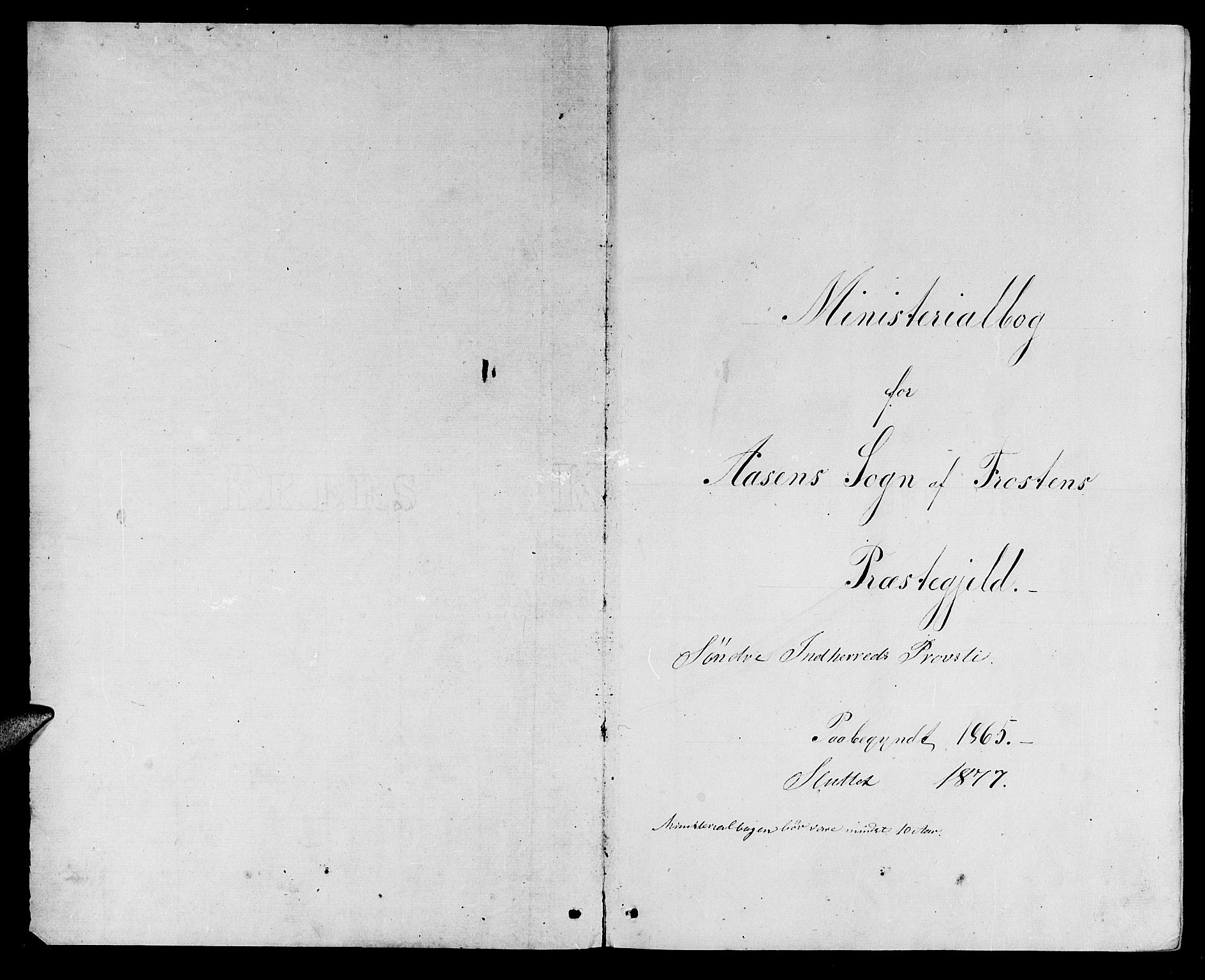 Ministerialprotokoller, klokkerbøker og fødselsregistre - Nord-Trøndelag, SAT/A-1458/714/L0133: Parish register (copy) no. 714C02, 1865-1877