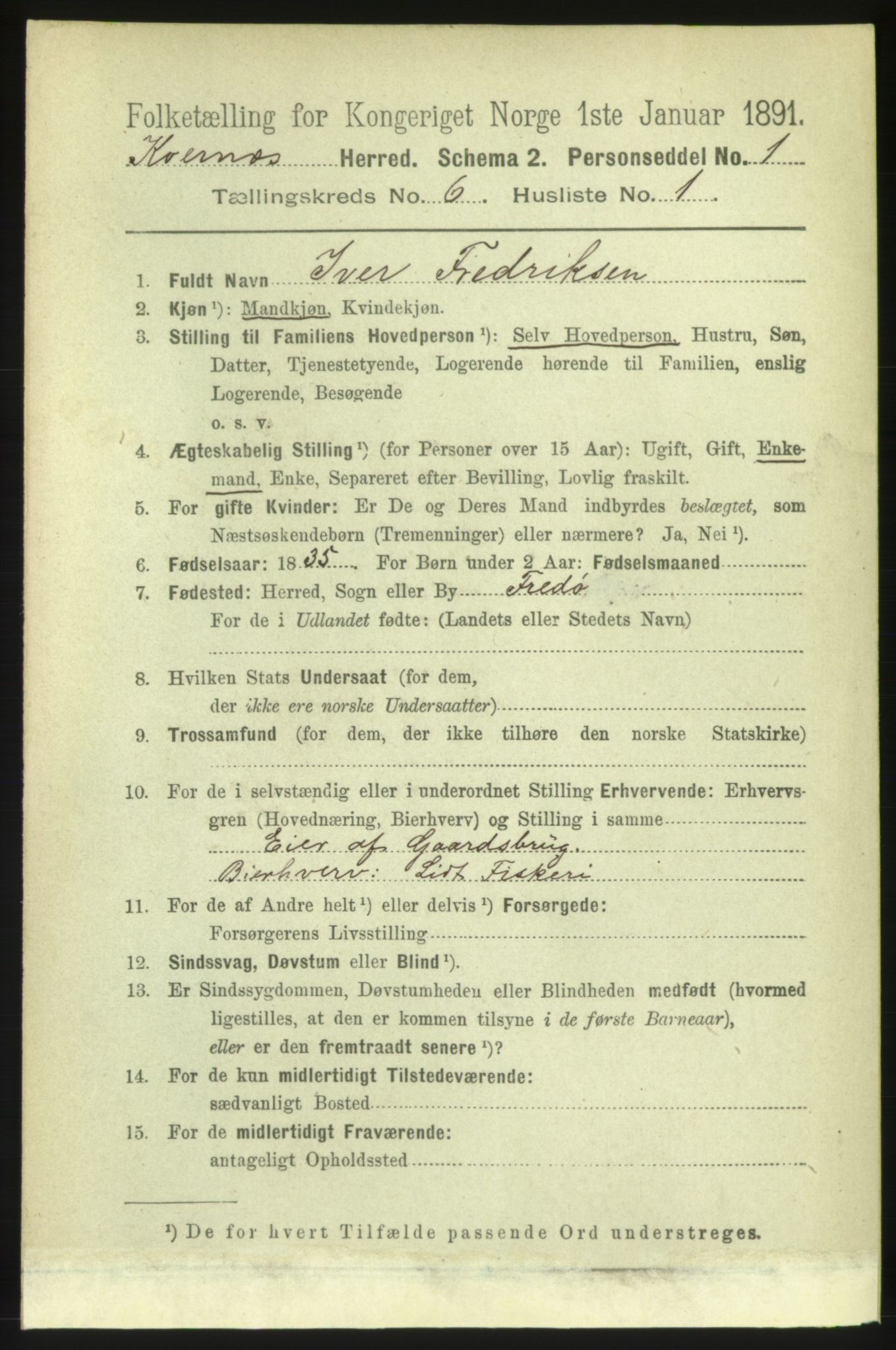 RA, 1891 census for 1553 Kvernes, 1891, p. 2902