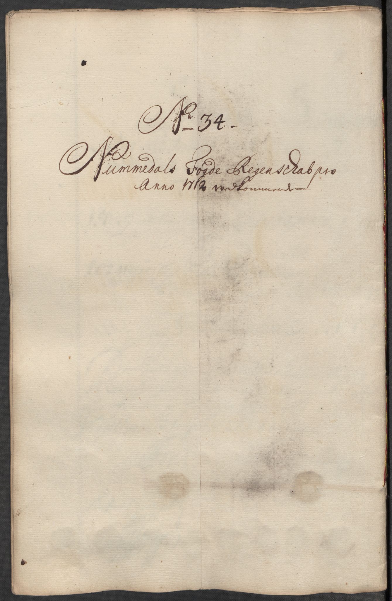 Rentekammeret inntil 1814, Reviderte regnskaper, Fogderegnskap, RA/EA-4092/R64/L4433: Fogderegnskap Namdal, 1712, p. 219