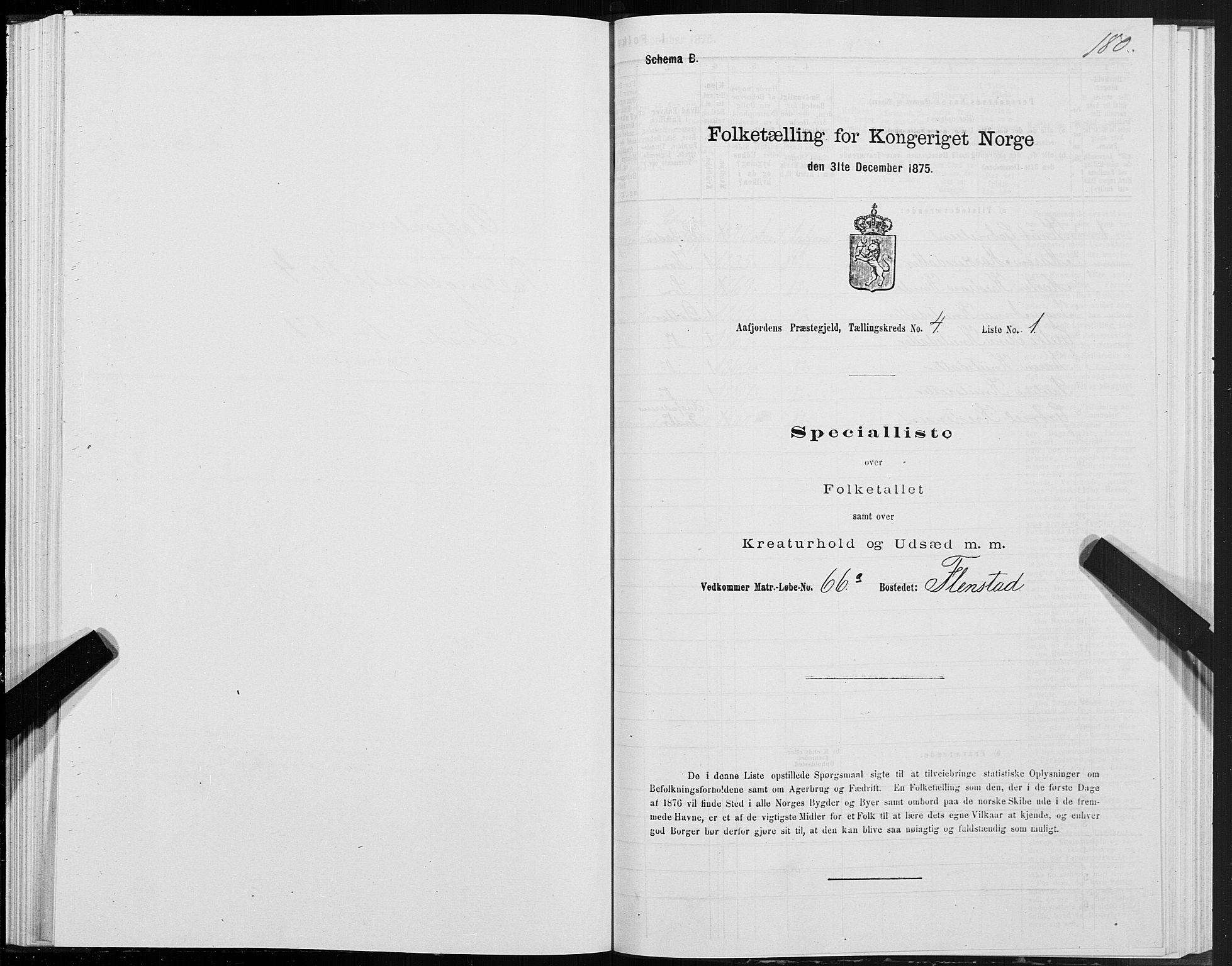 SAT, 1875 census for 1630P Aafjorden, 1875, p. 2180