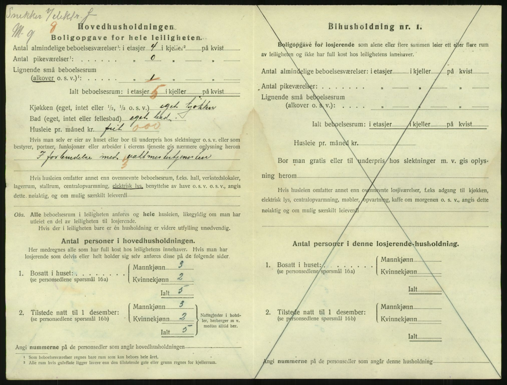 SAO, 1920 census for Kristiania, 1920, p. 123130