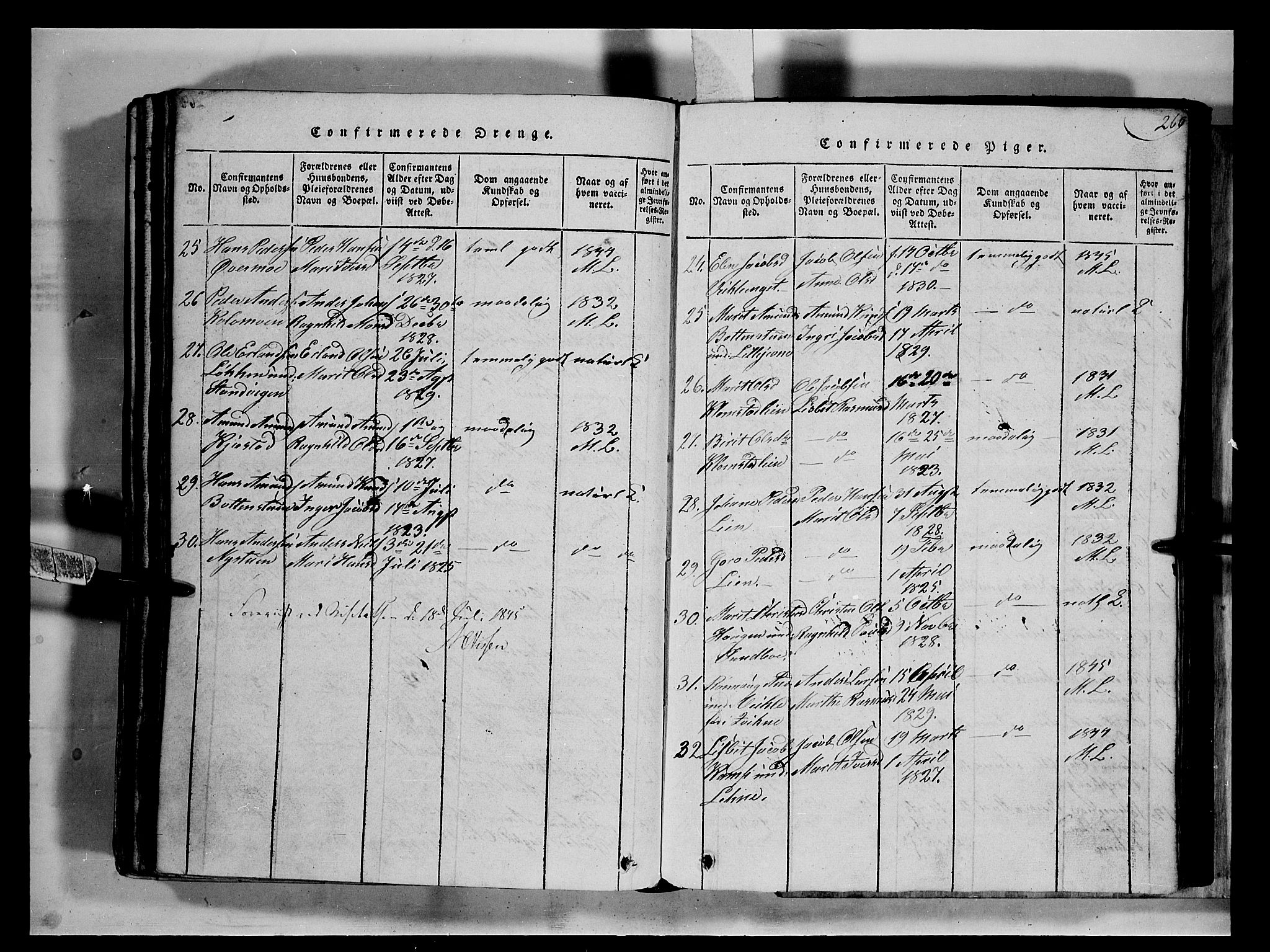 Fron prestekontor, AV/SAH-PREST-078/H/Ha/Hab/L0002: Parish register (copy) no. 2, 1816-1850, p. 269