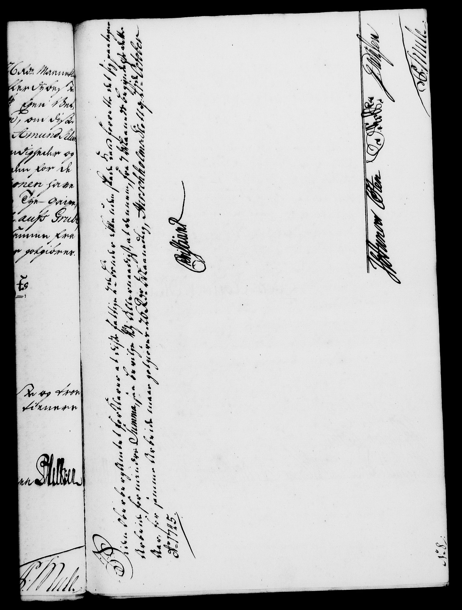 Rentekammeret, Kammerkanselliet, RA/EA-3111/G/Gf/Gfa/L0028: Norsk relasjons- og resolusjonsprotokoll (merket RK 52.28), 1745-1746, p. 427