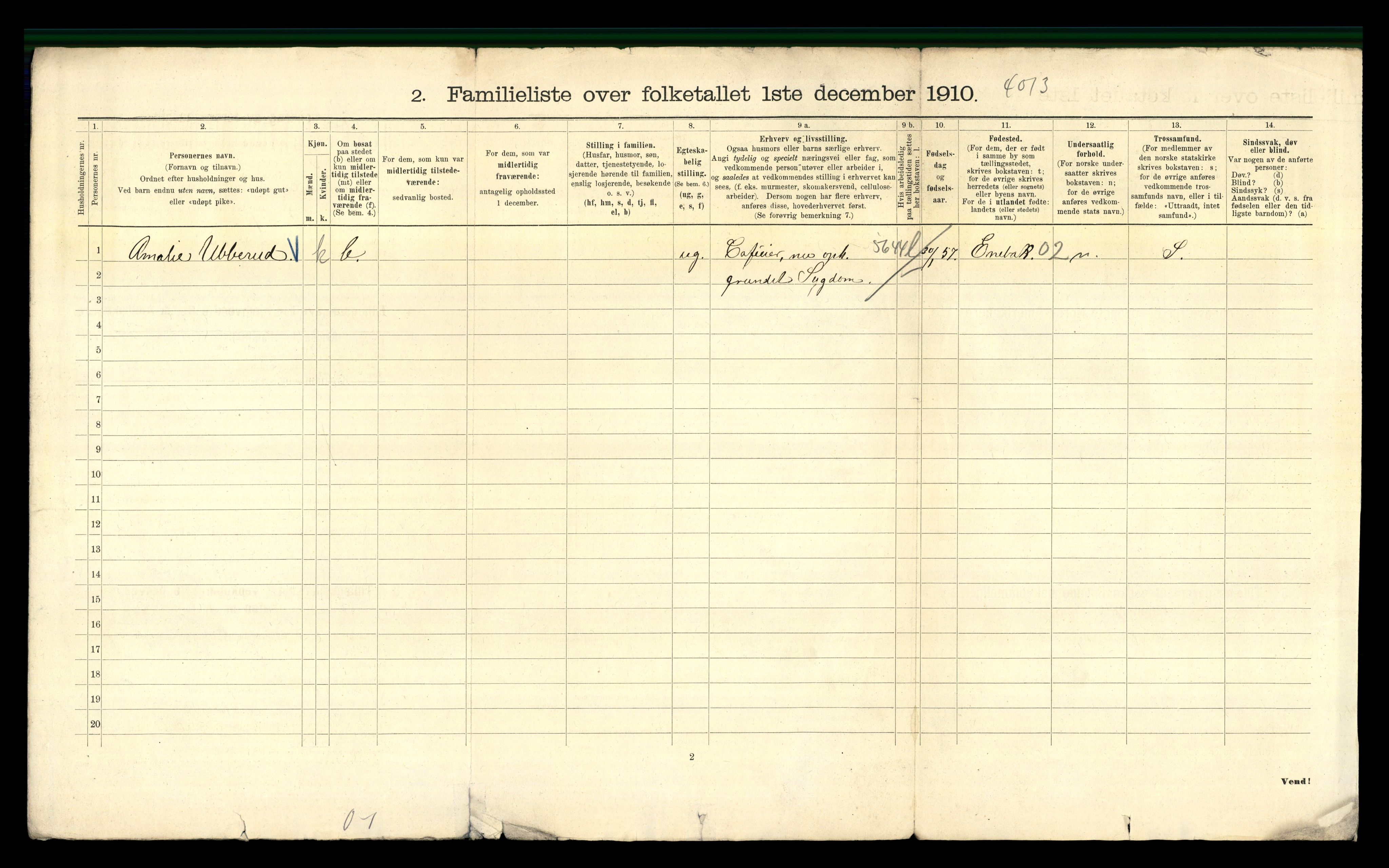 RA, 1910 census for Kristiania, 1910, p. 55340