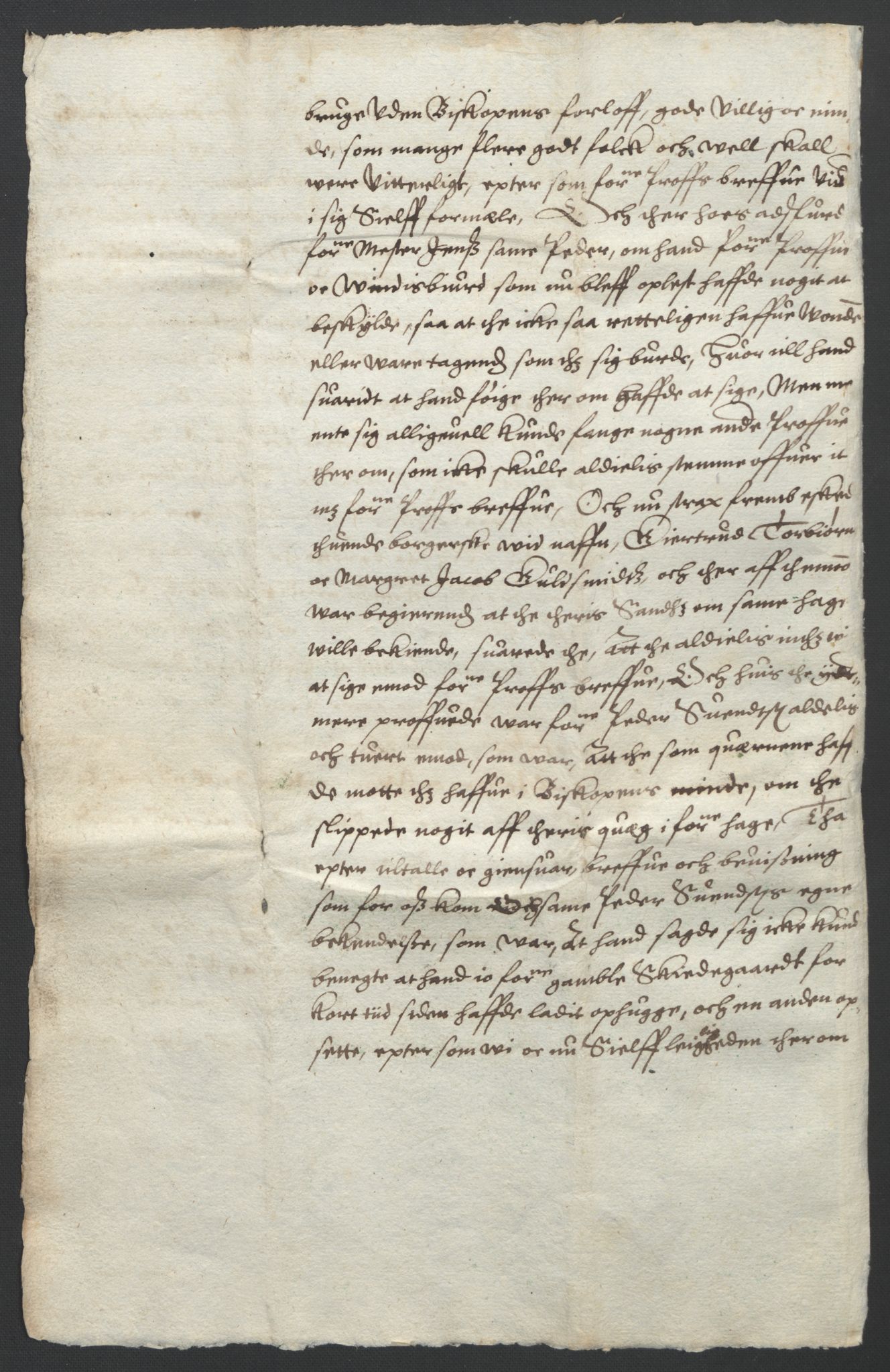 Oslo stiftsdireksjon, SAO/A-11085/G/Gb/L0001: Bispestolens dokumenter, 1584-1612, p. 45