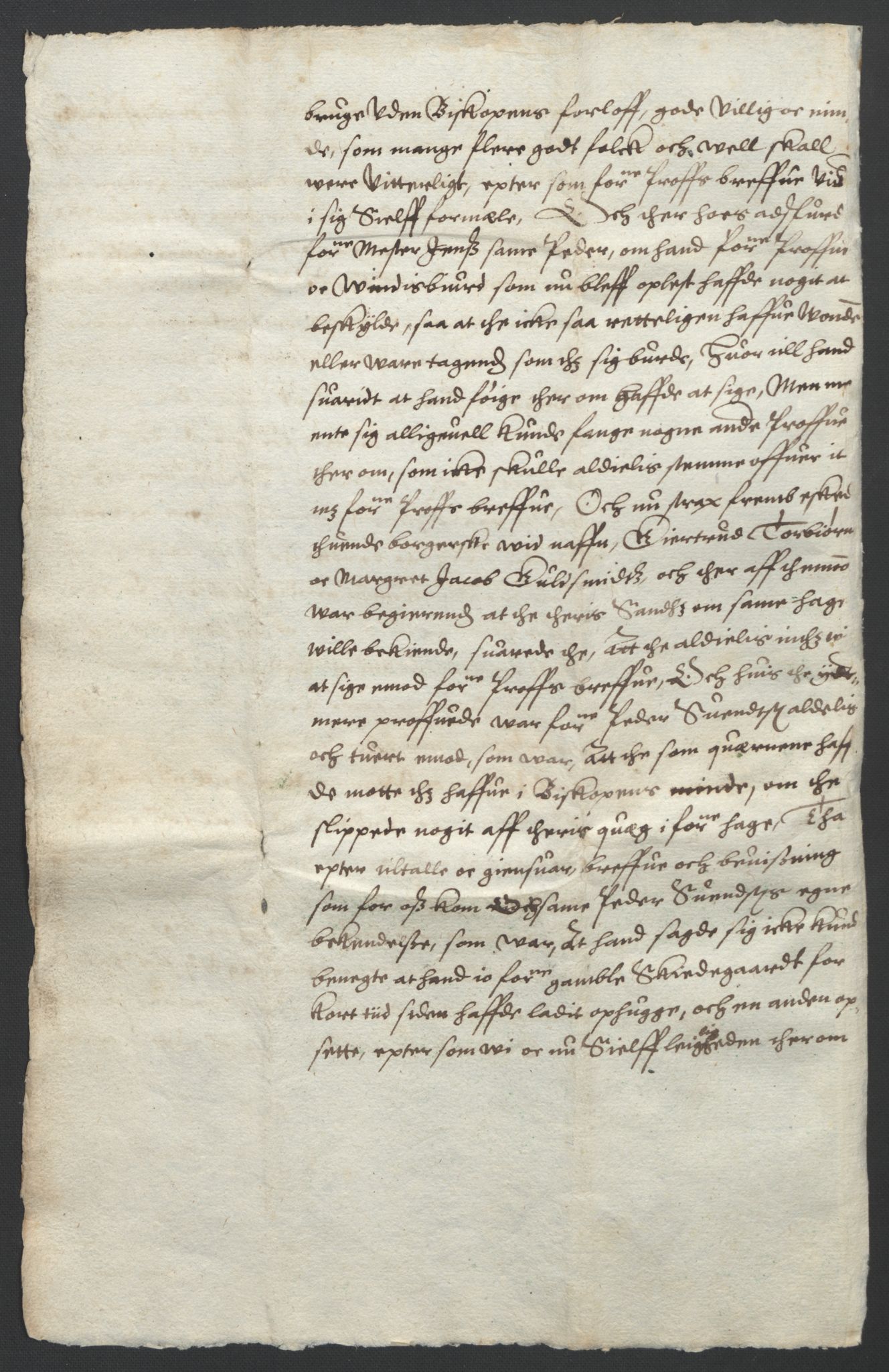 Oslo stiftsdireksjon, AV/SAO-A-11085/G/Gb/L0001: Bispestolens dokumenter, 1584-1612, p. 45