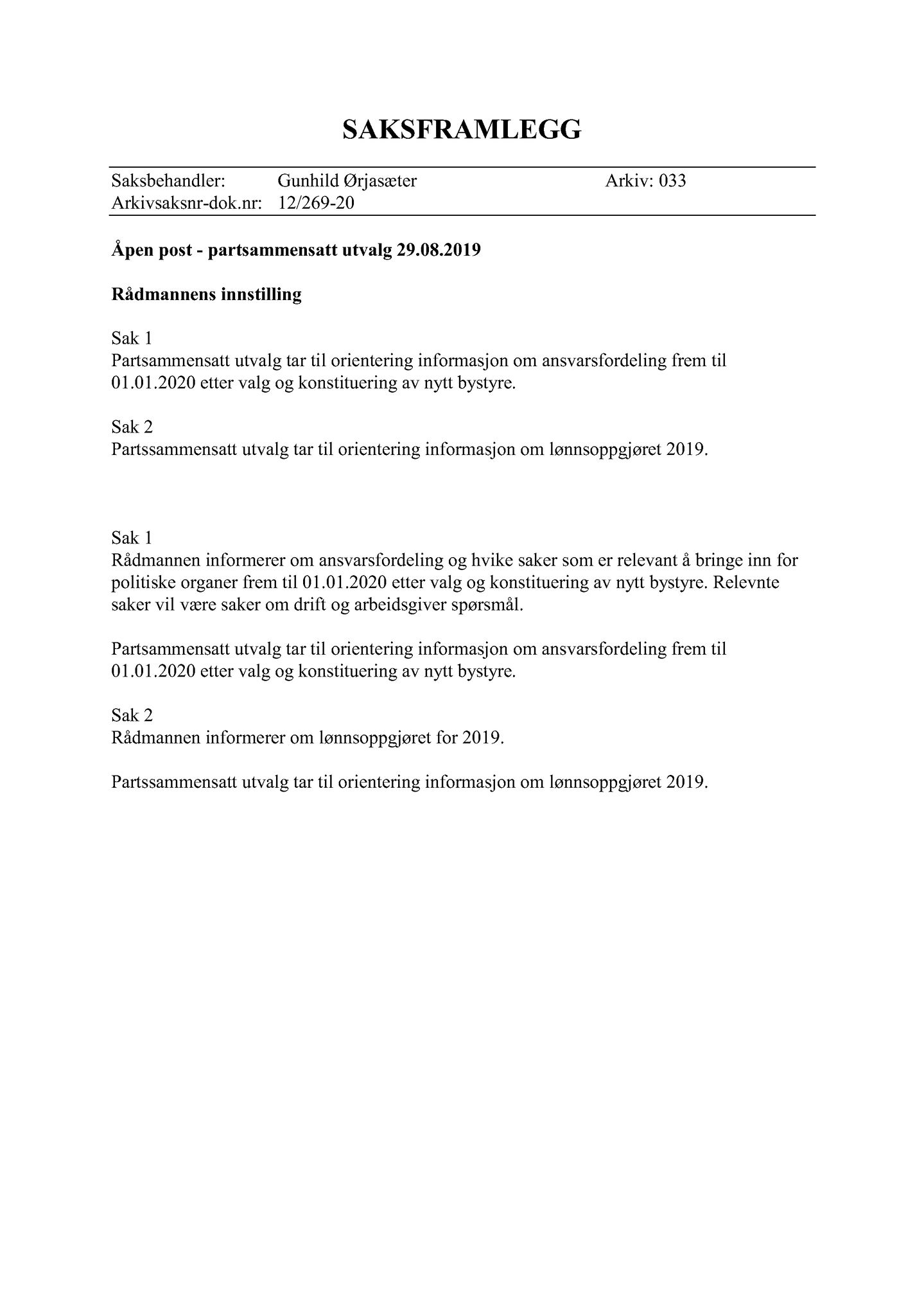 Klæbu Kommune, TRKO/KK/11-PSU/L004: Partssammensatt utvalg - Møtedokumenter, 2019, p. 30
